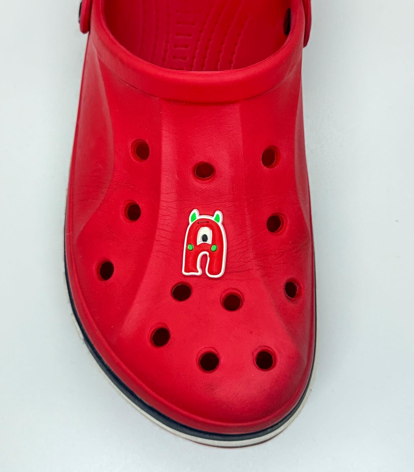 Sempatik A Harfi Temalı Jibbitz CrocsTerlik Süsü