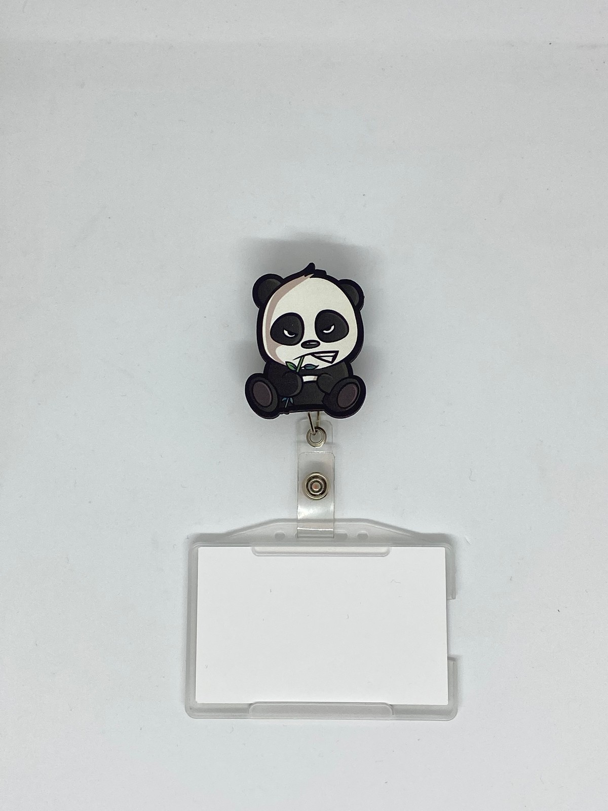Sinirli Panda Temalı Yoyo Kartlık Yoyo Yaka Kartlığı