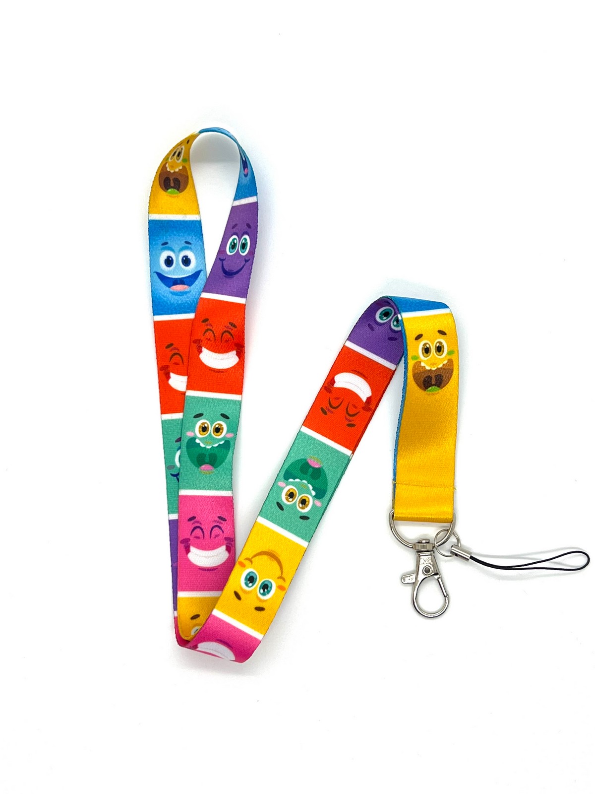 Smile Gülücük Temalı Boyun İpi Kart Askısı