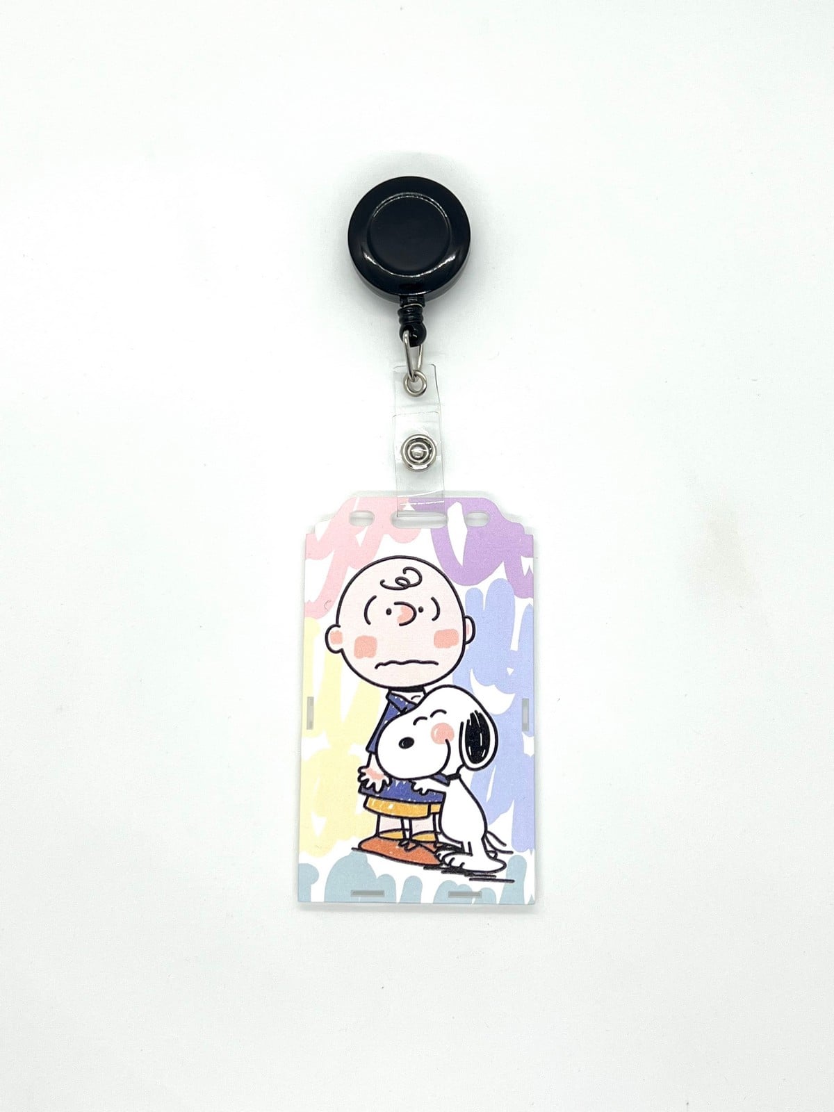 Snoopy 4 Temalı Dikey Kart Kabı Kart Koruyucu 