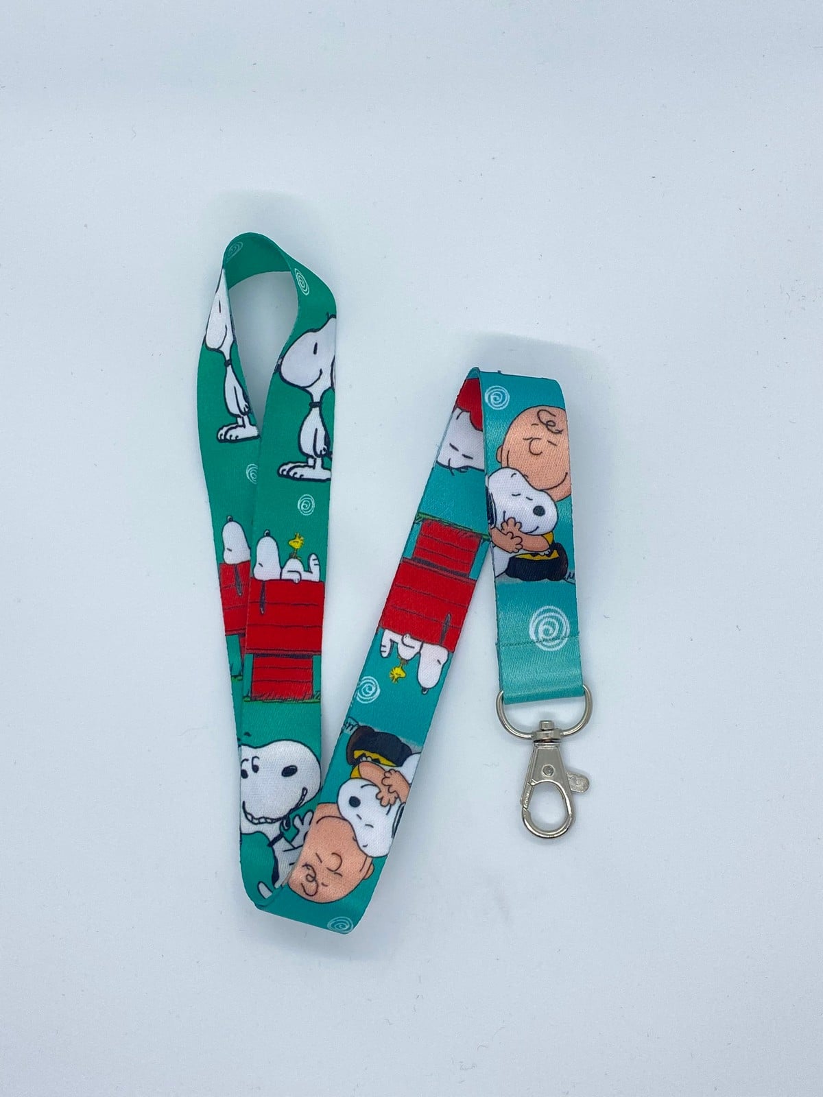 Snoopy Temalı Boyun İpi Kart Askısı 
