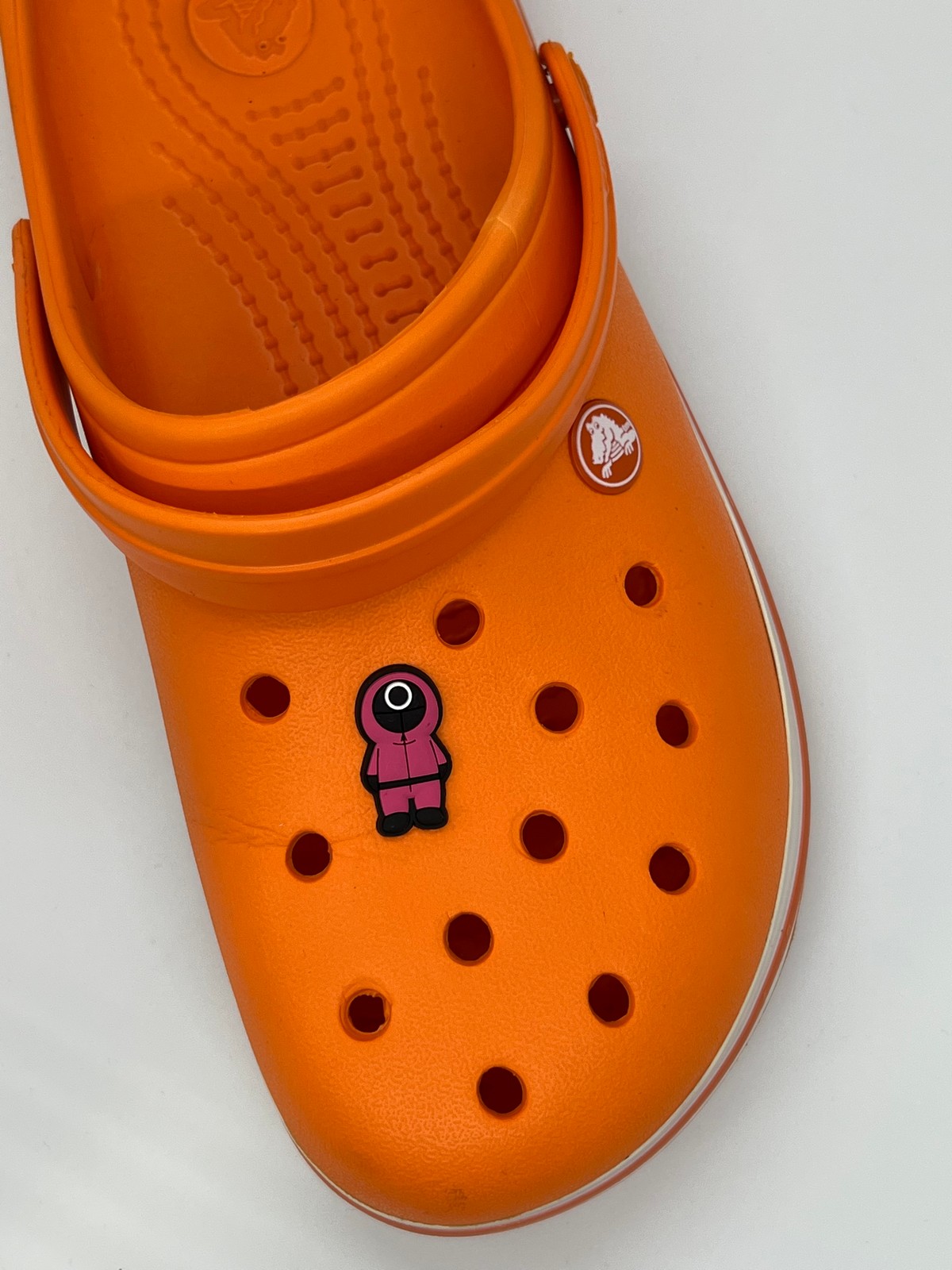 Squid Game Yuvarlak Temalı Temalı Jibbitz Crocs Terlik Süsü