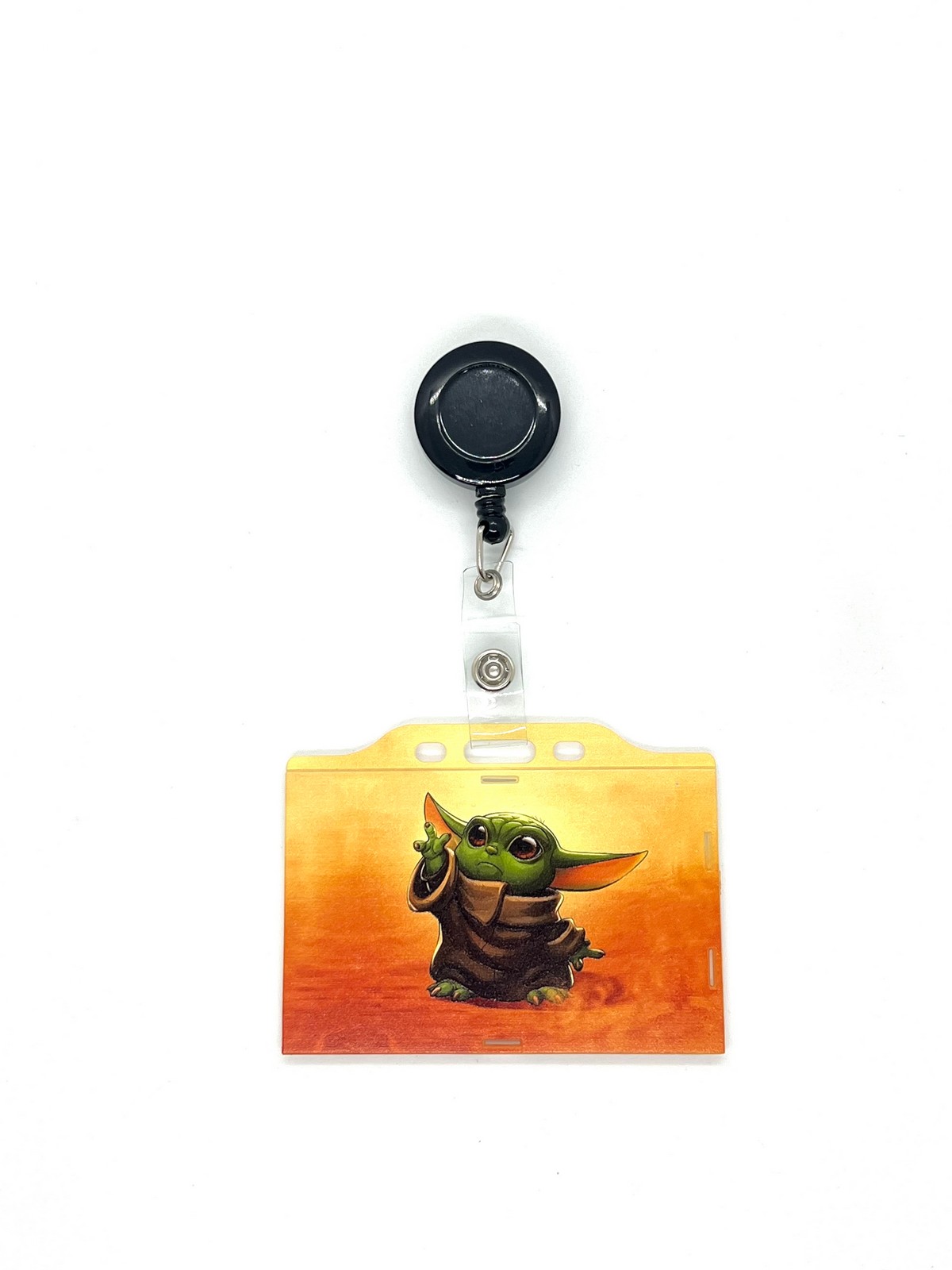 Star Wars Yoda Temalı Yatay Kart Kabı Kart Koruyucu 