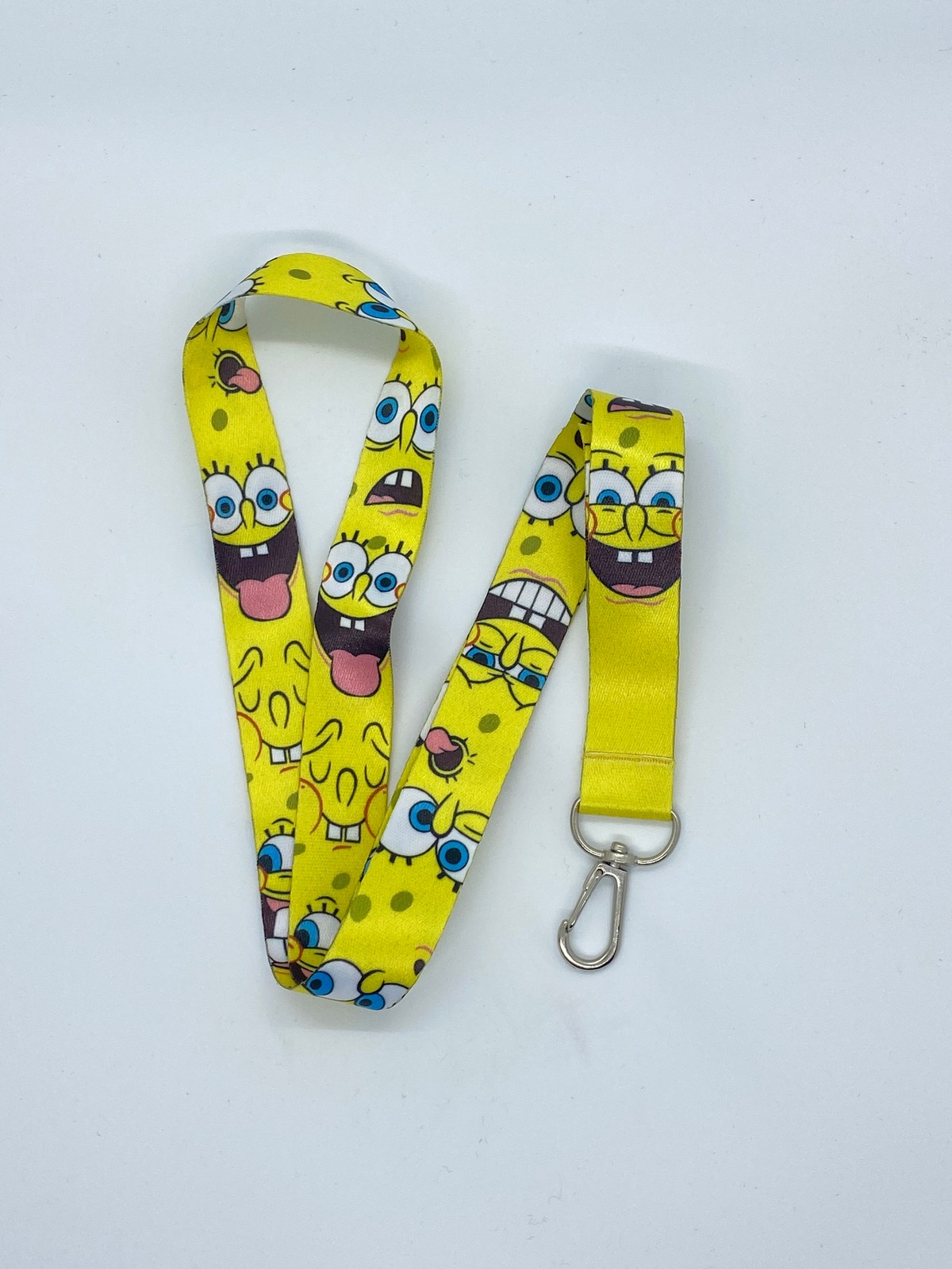 Sünger Bob 2 Temalı Boyun İpi Kart Askısı