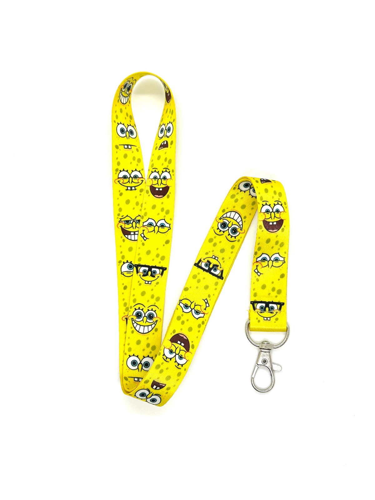 Sünger Bob 3 Temalı Boyun İpi Kart Askısı