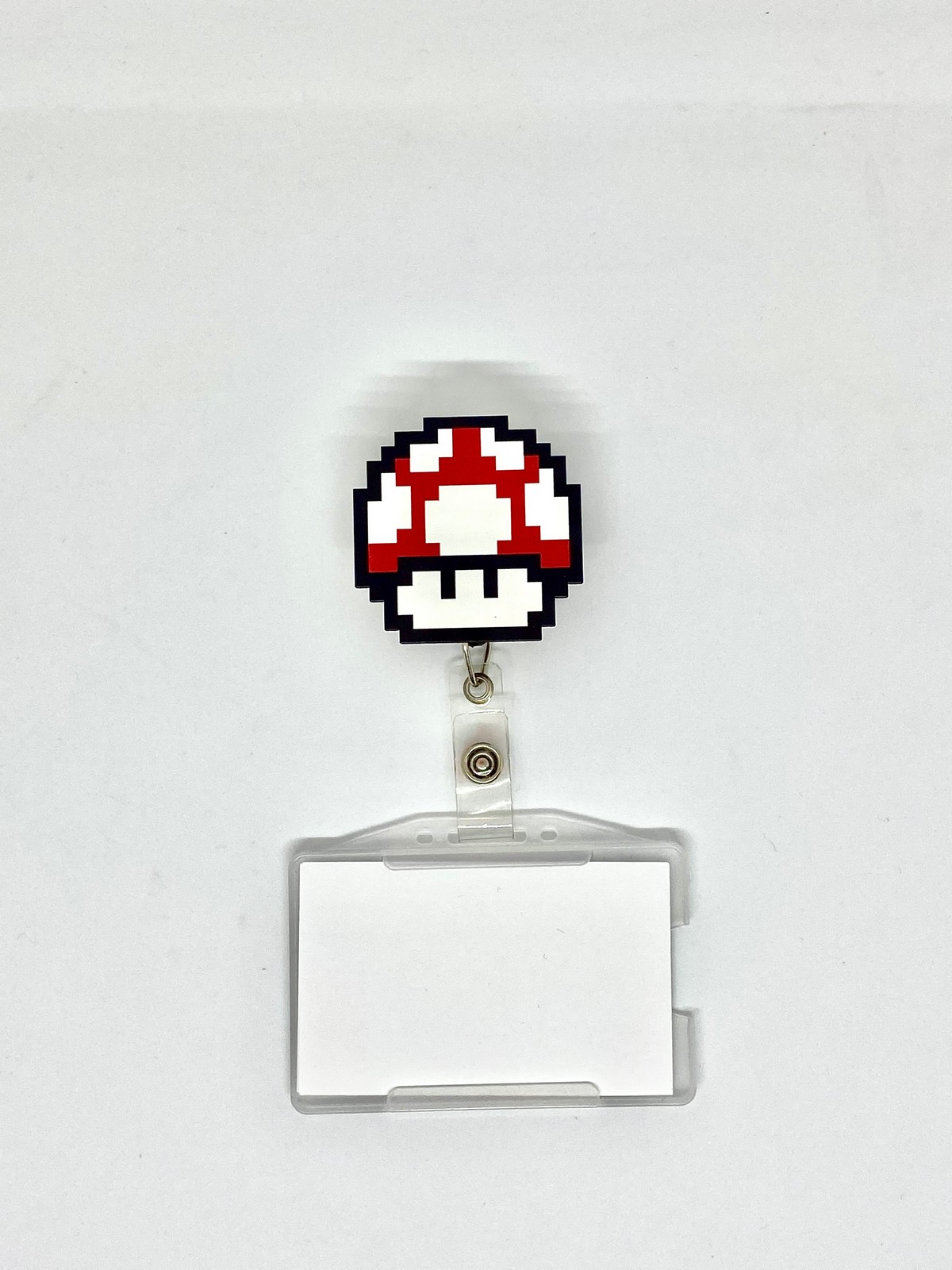 Süper Mario Kırmızı Mantar Temalı Yoyo Kartlık Yoyo Yaka Kartlığı