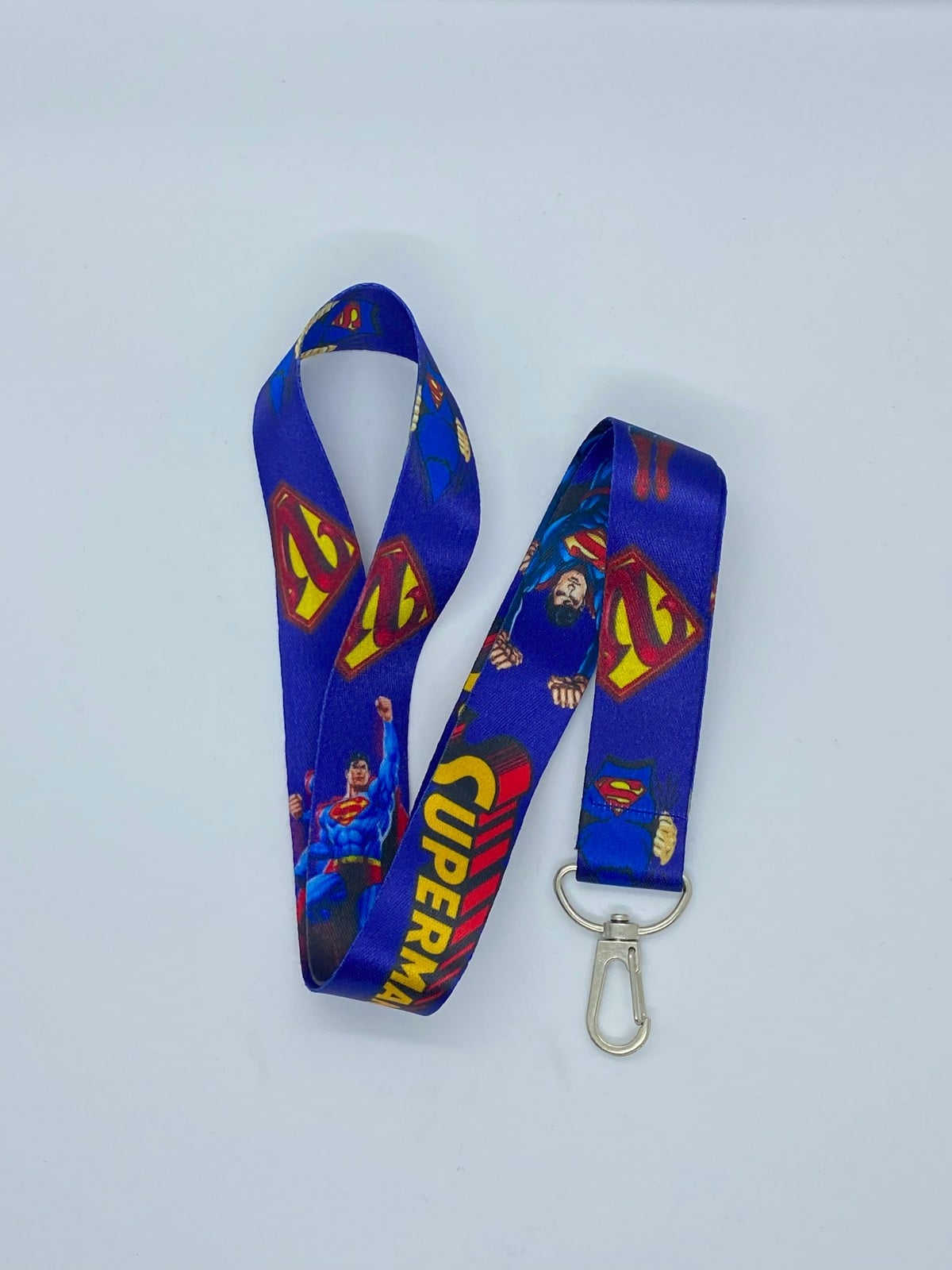 Superman Temalı Boyun İpi Kart Askısı