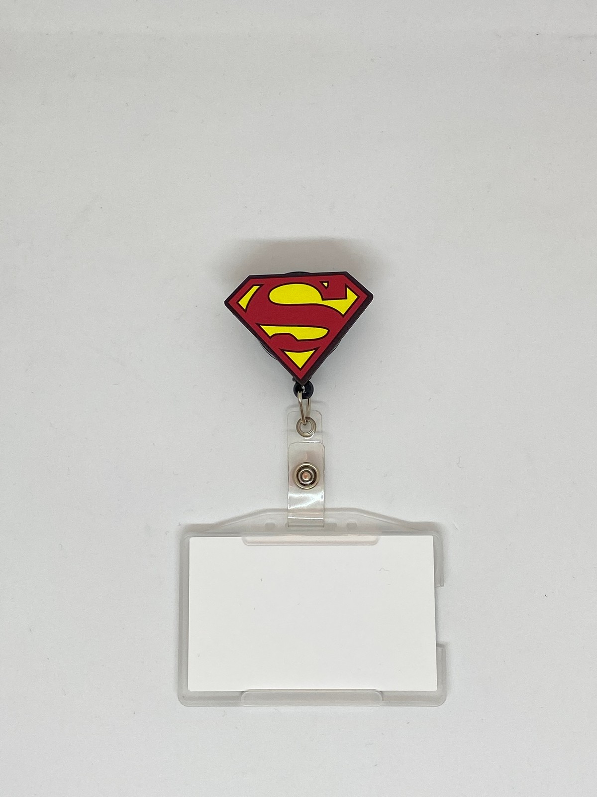 Superman Temalı Yoyo Kartlık Yoyo Yaka Kartlığı
