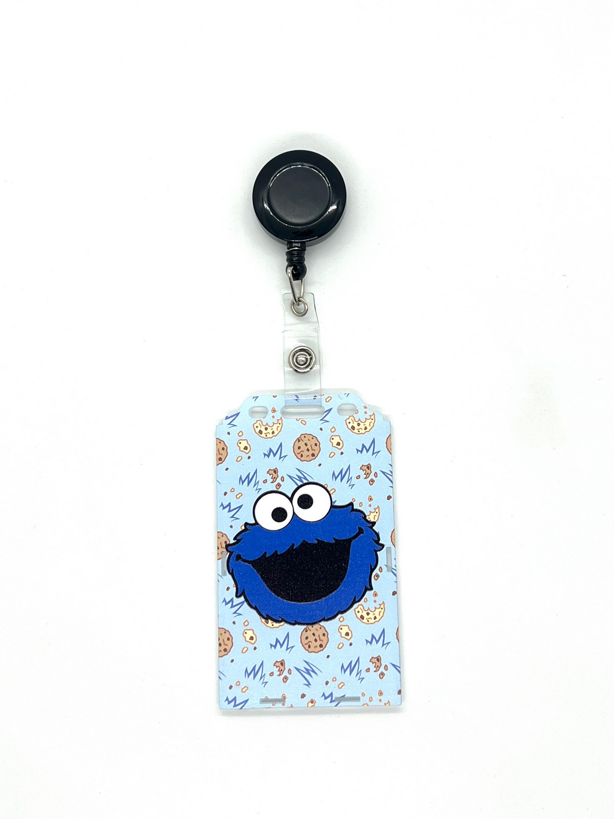 Susam Sokağı Kurabiye Canavarı Temalı Dikey Kart Kabı Kart Koruyucu