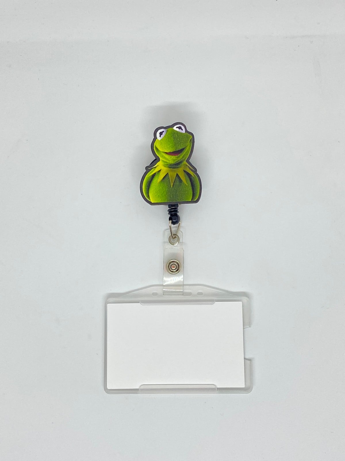 Susam Sokağı Kurbağa Kermit Temalı Yoyo Kartlık Yoyo Yaka Kartlığı