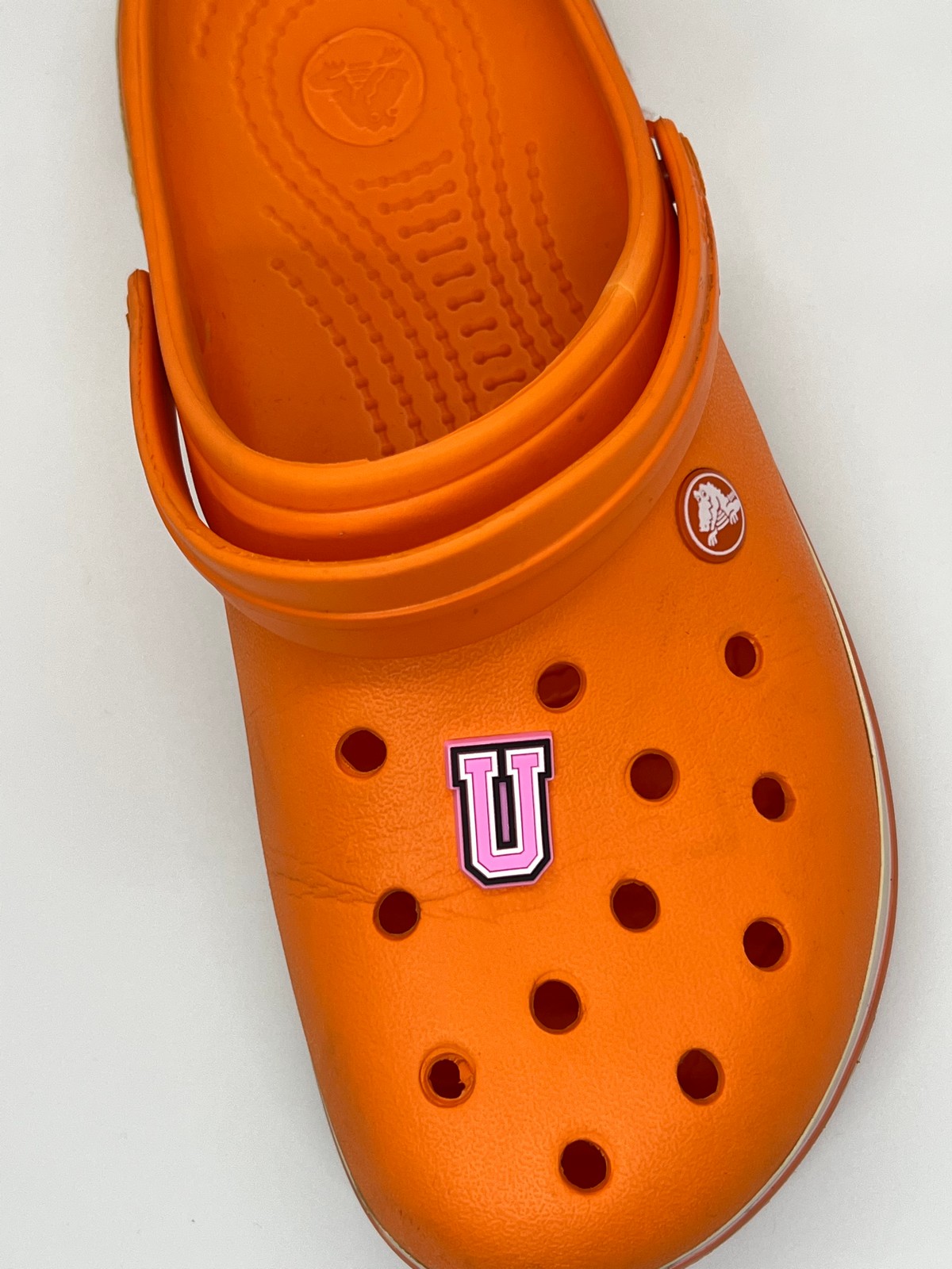 U Harfi Temalı Temalı Jibbitz Crocs Terlik Süsü