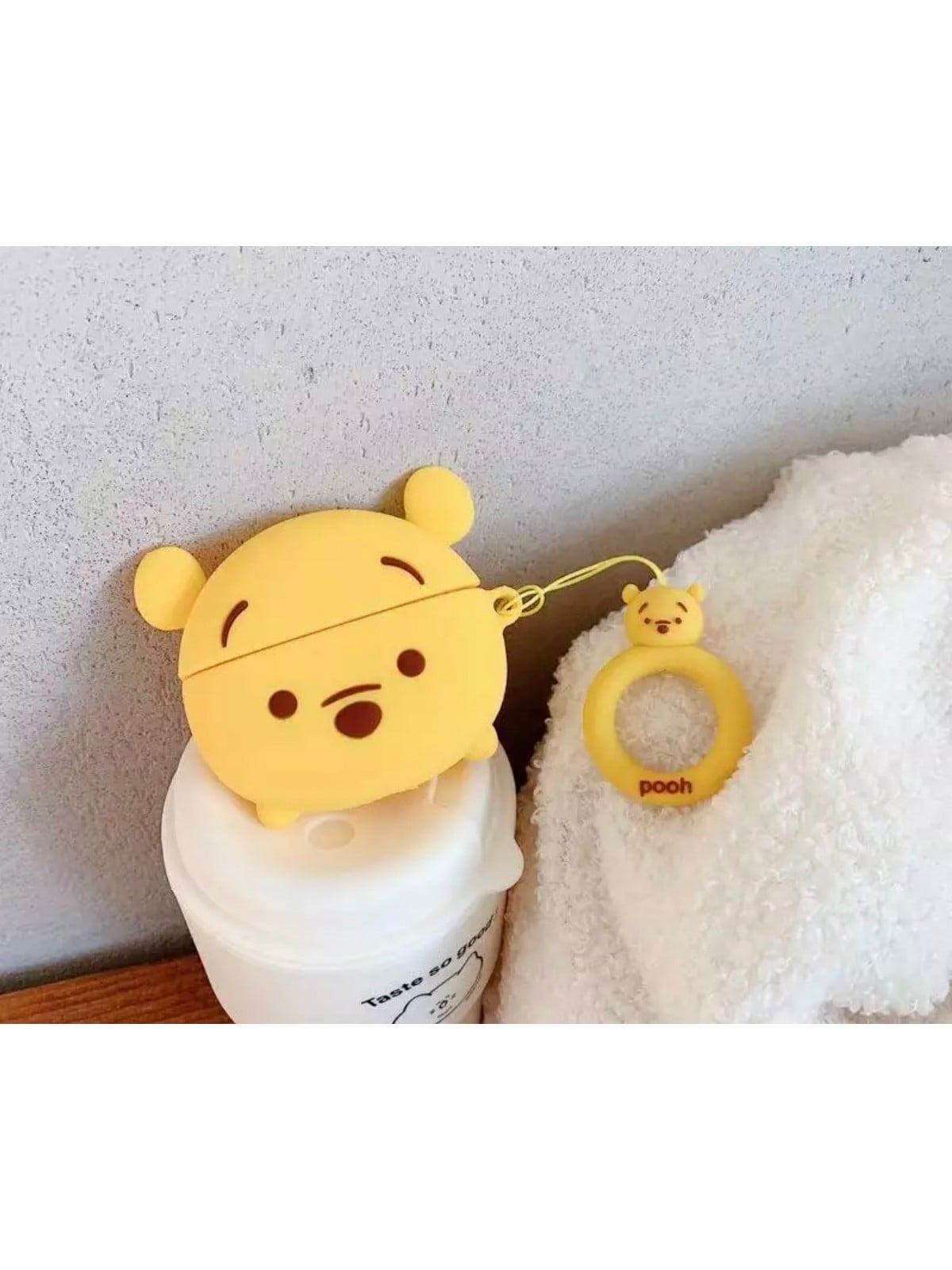 Winnie The Pooh 1 Temalı AirPods Pro Uyumlu Kılıf Koruyucu