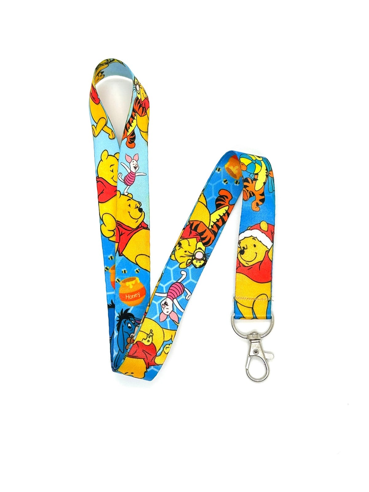 Winnie The Pooh 2 Temalı Boyun İpi Kart Askısı