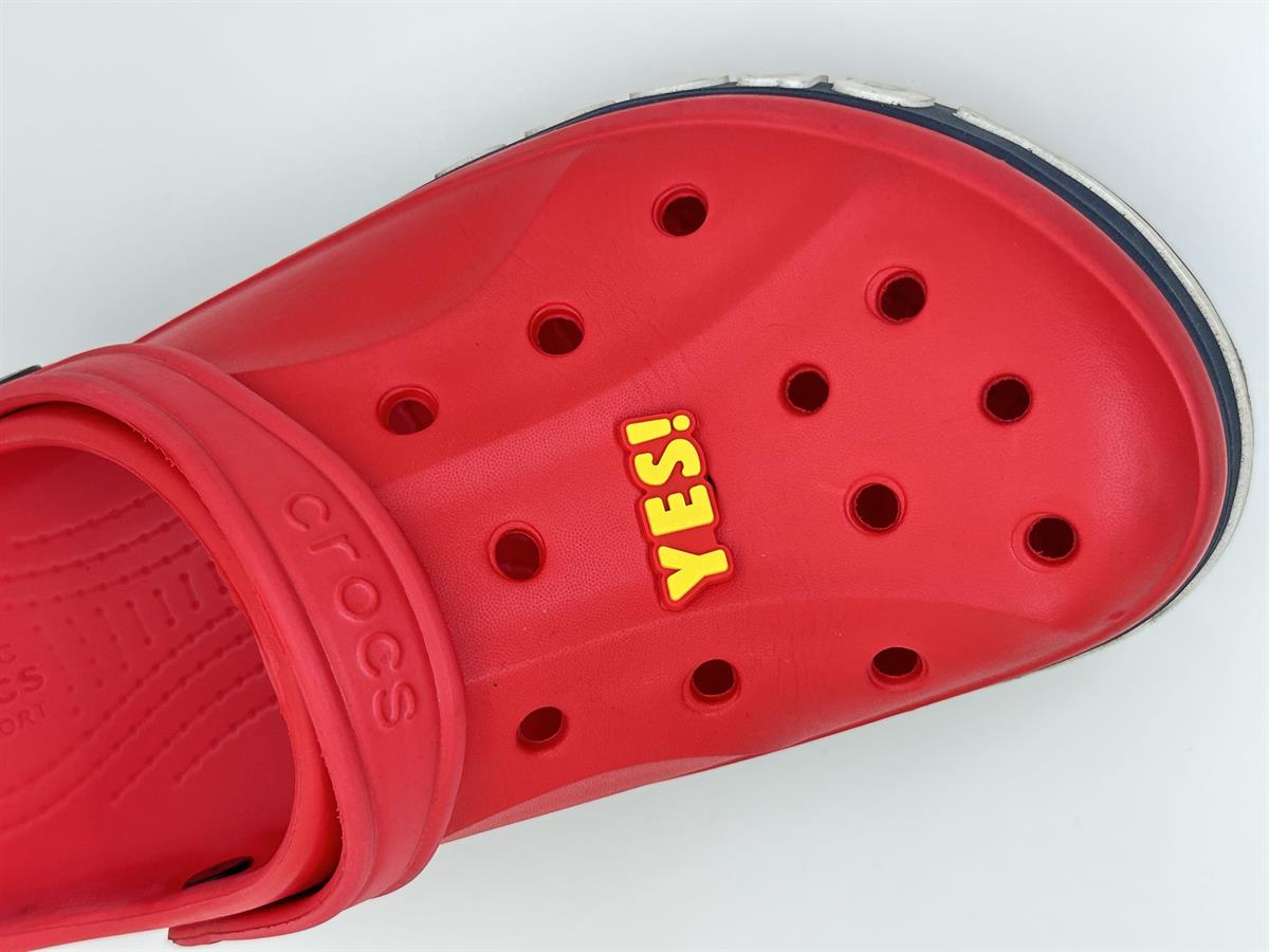 Yes Temalı Jibbitz Crocs Terlik Süsü