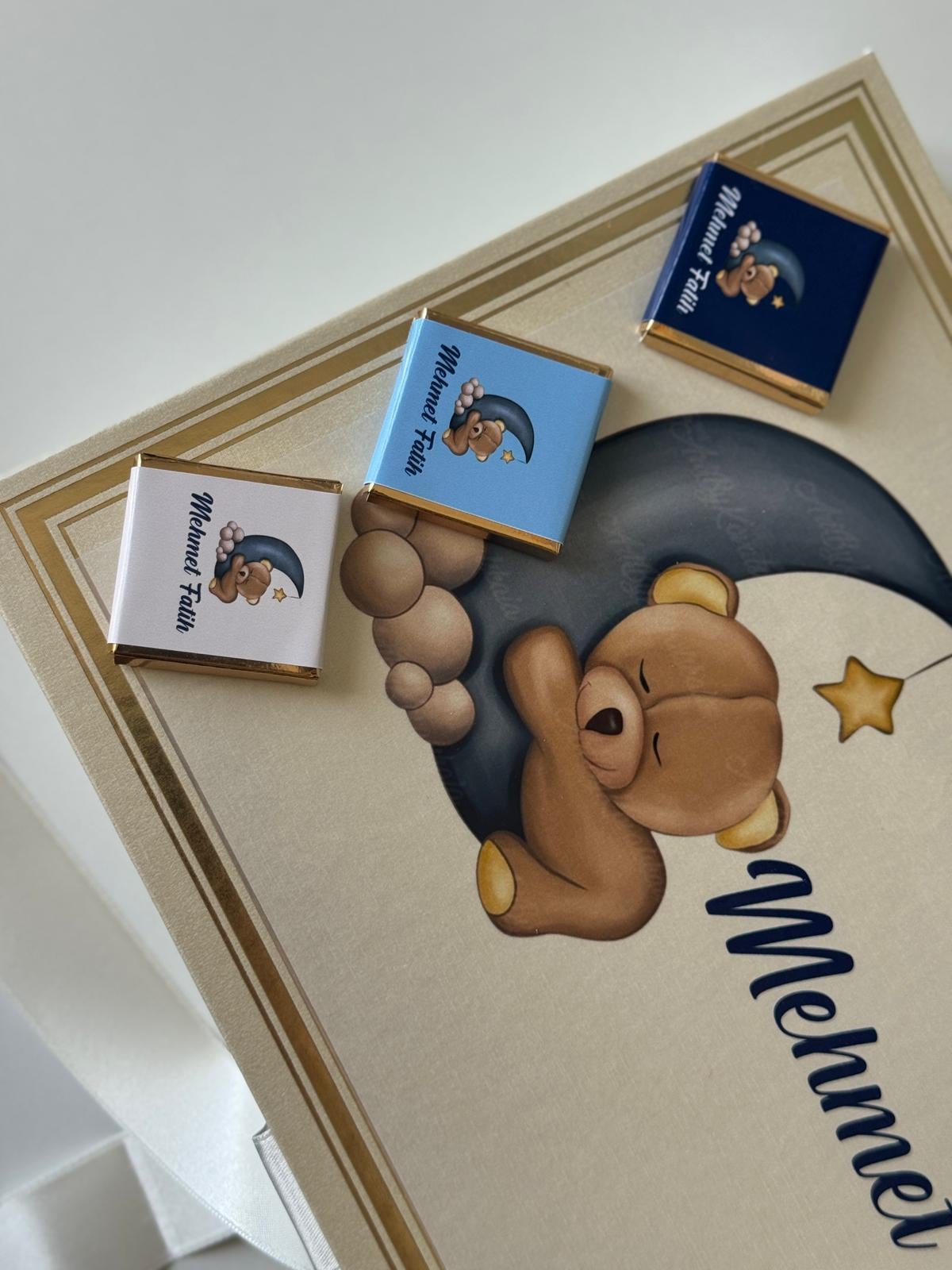 Mukavva Kurdeleli Çikolata Kutusu