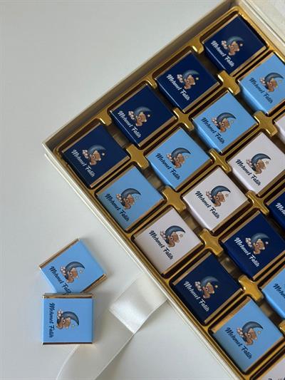 Mukavva Kurdeleli Çikolata Kutusu