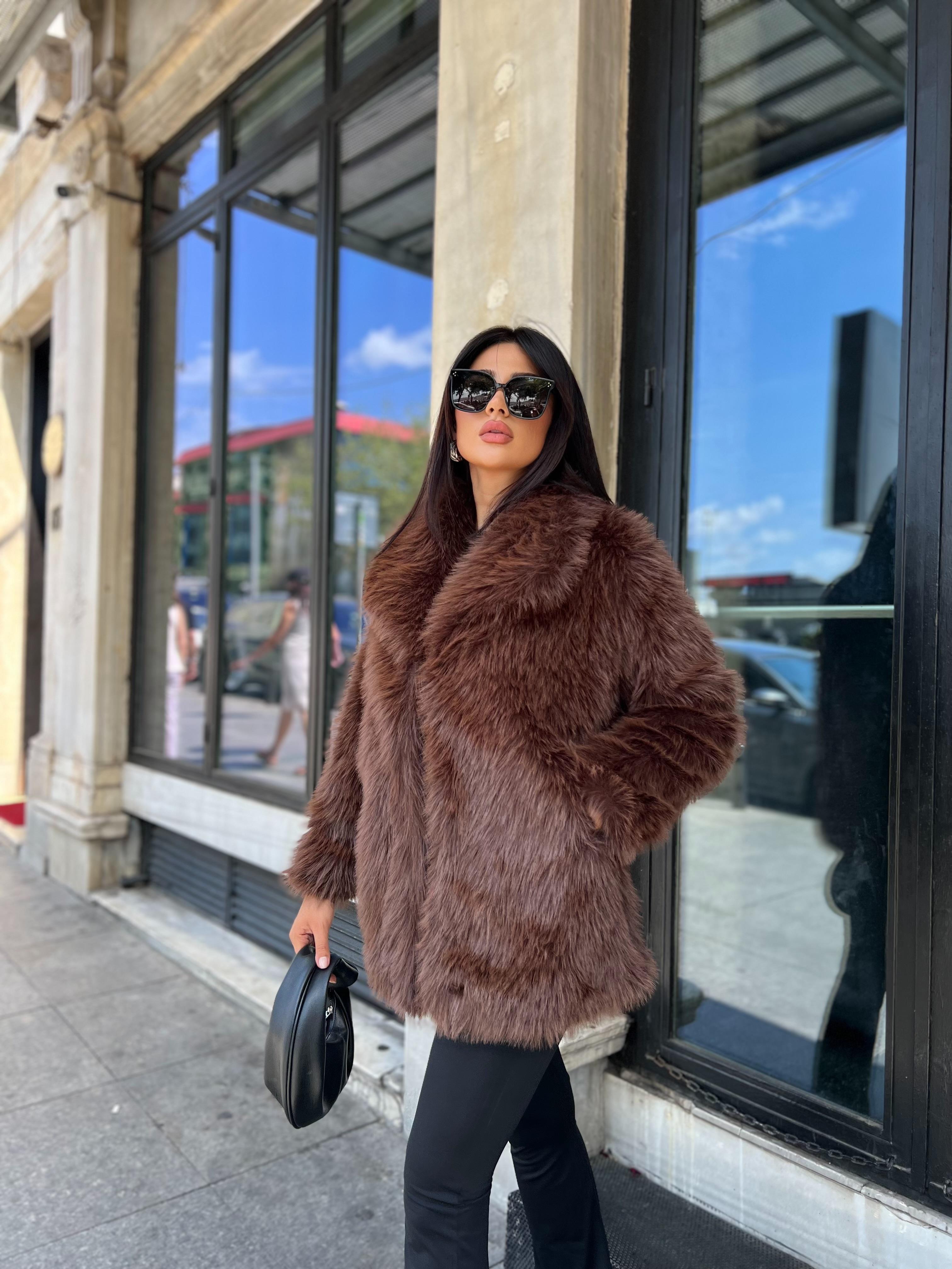 Düz Cepli Lolita Kahve