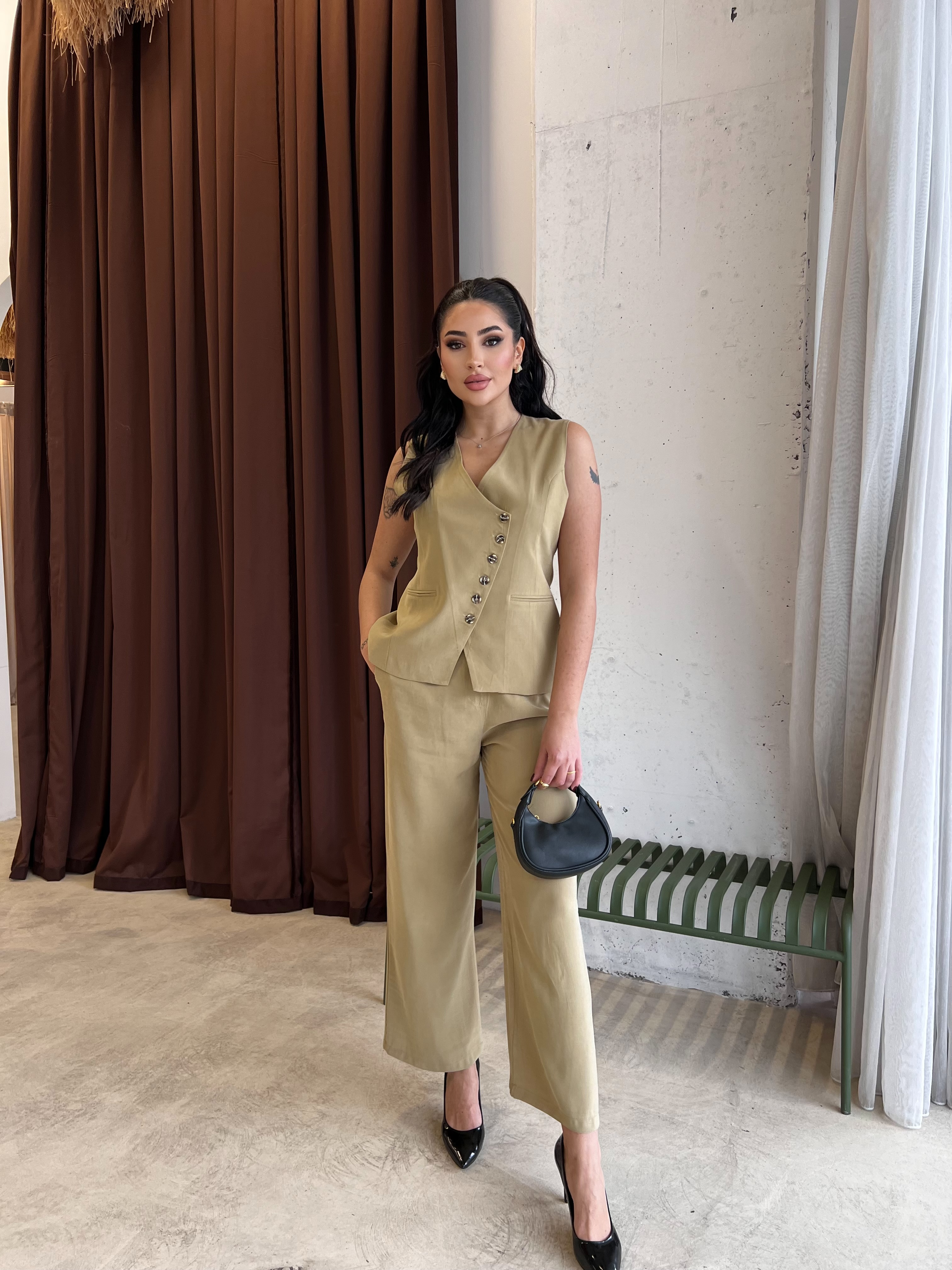 Kate Yelekli Takım Yeşil