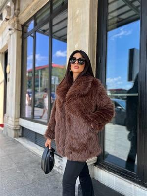 Düz Cepli Lolita Kahve