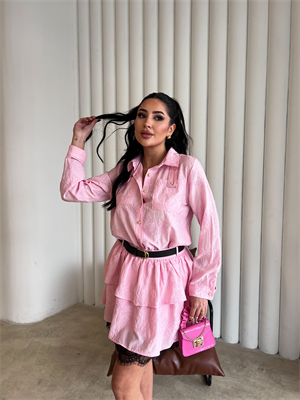 Lolita Dantel Etekli Takım Pembe