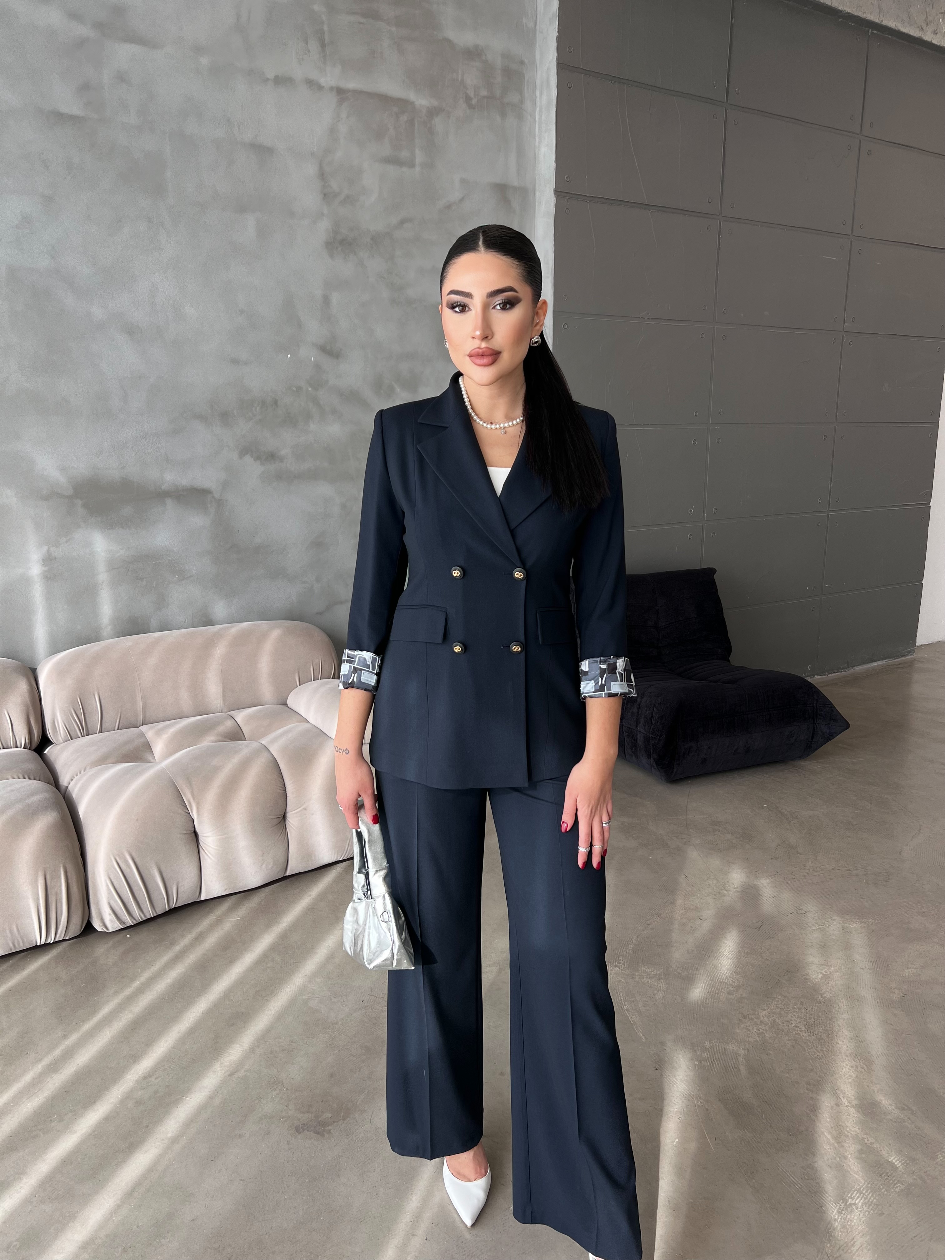 Bella İkili Ceket Takım Lacivert