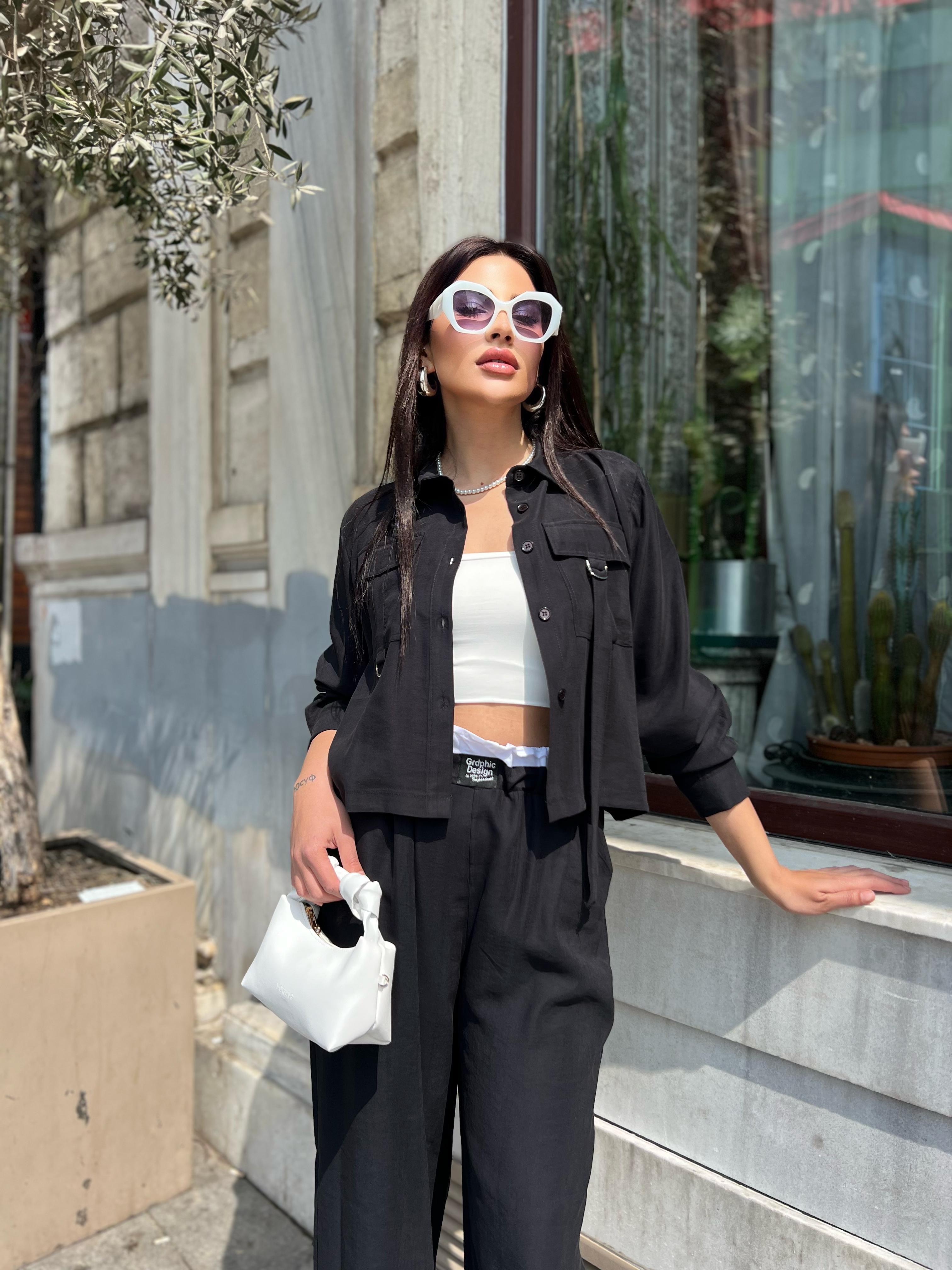 Cep Tokalı Takım Siyah