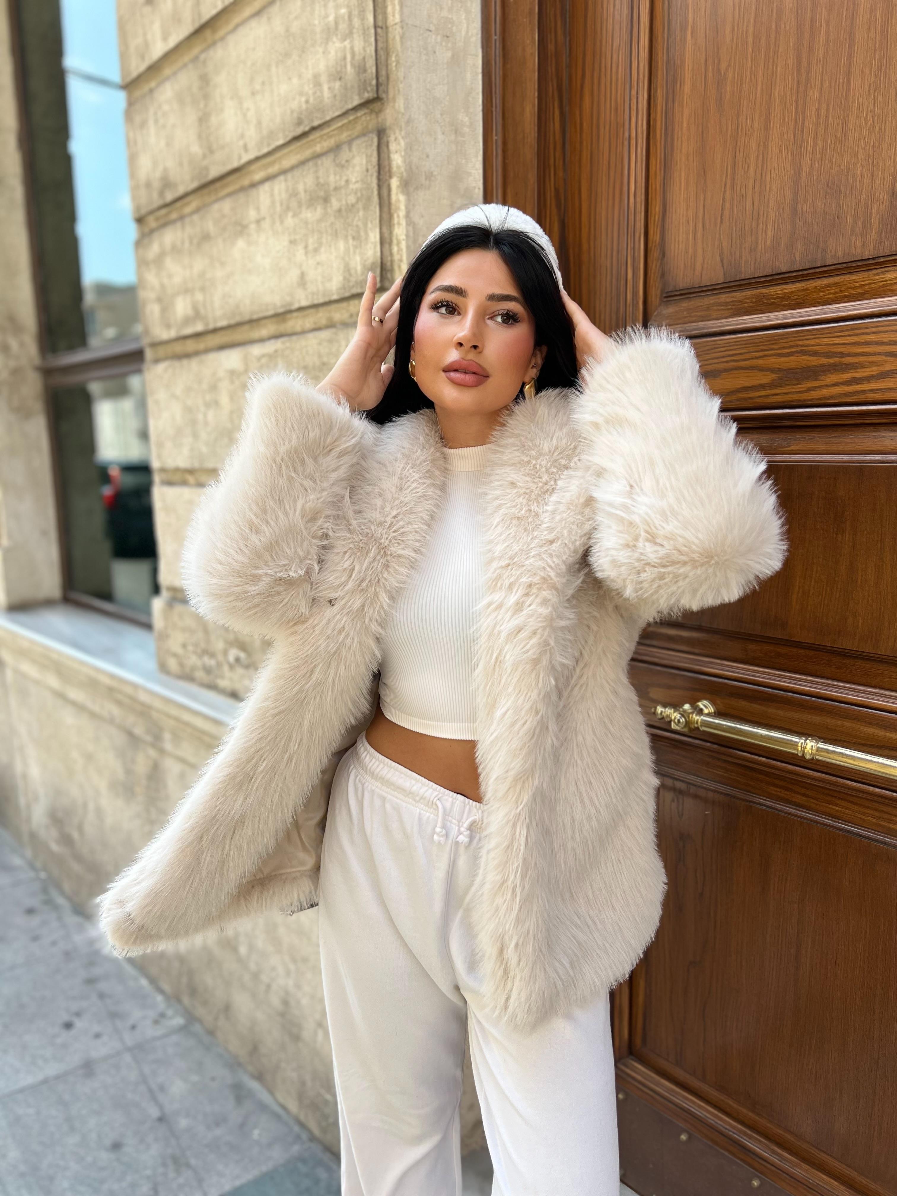 Düz Cepli Lolita Bej