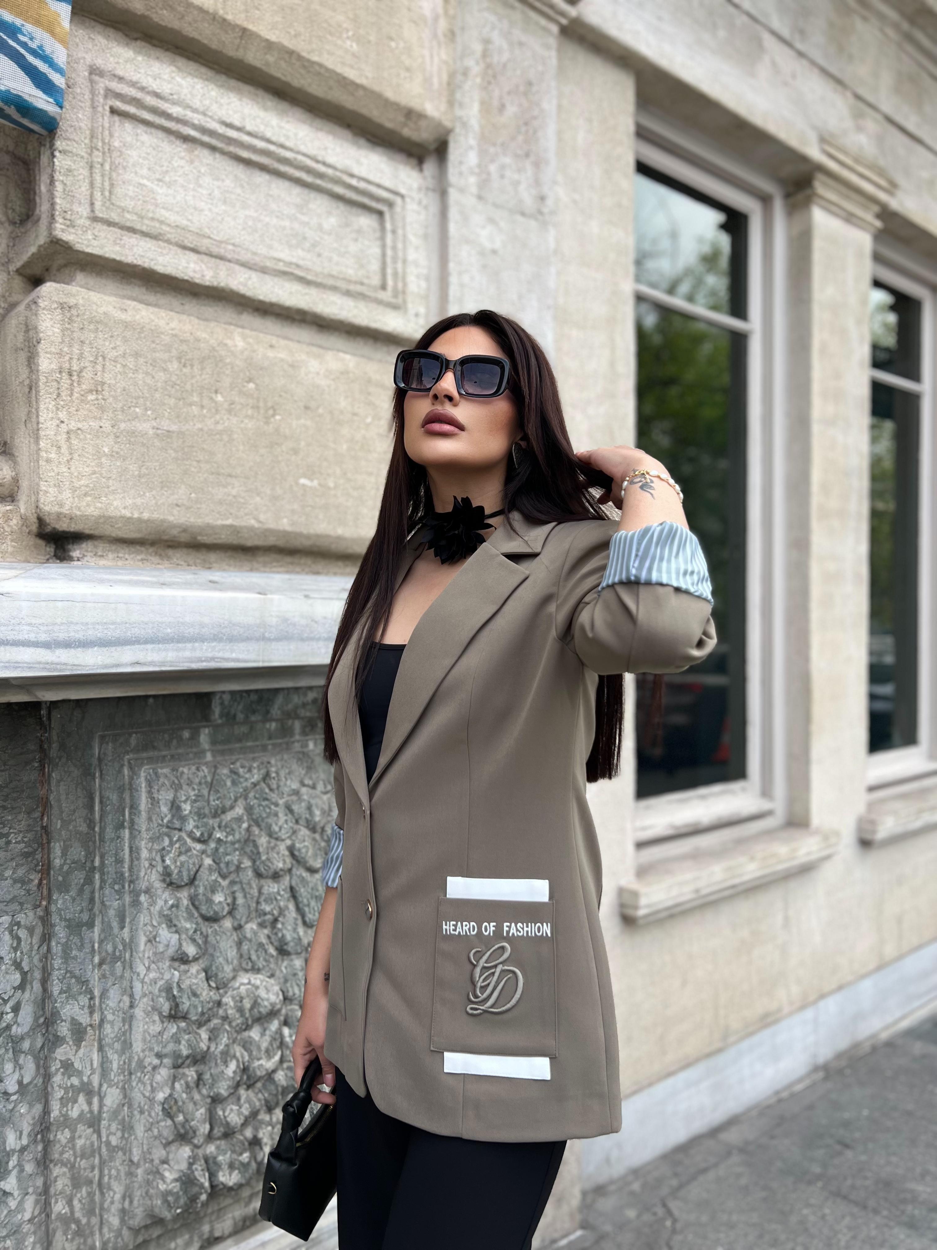 Heard Tasarım Ceket Haki