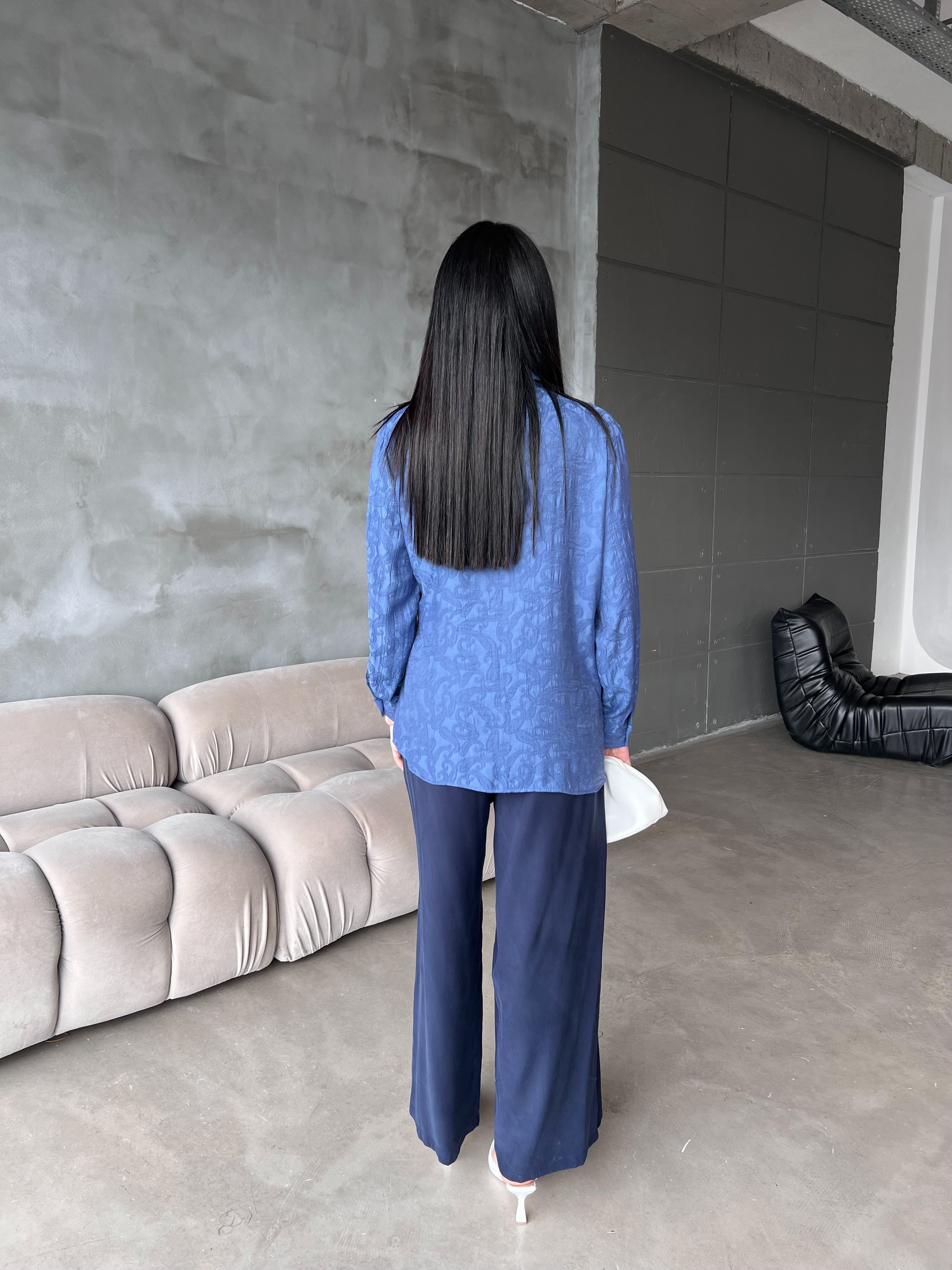 lora yelekli ikili takım mavi