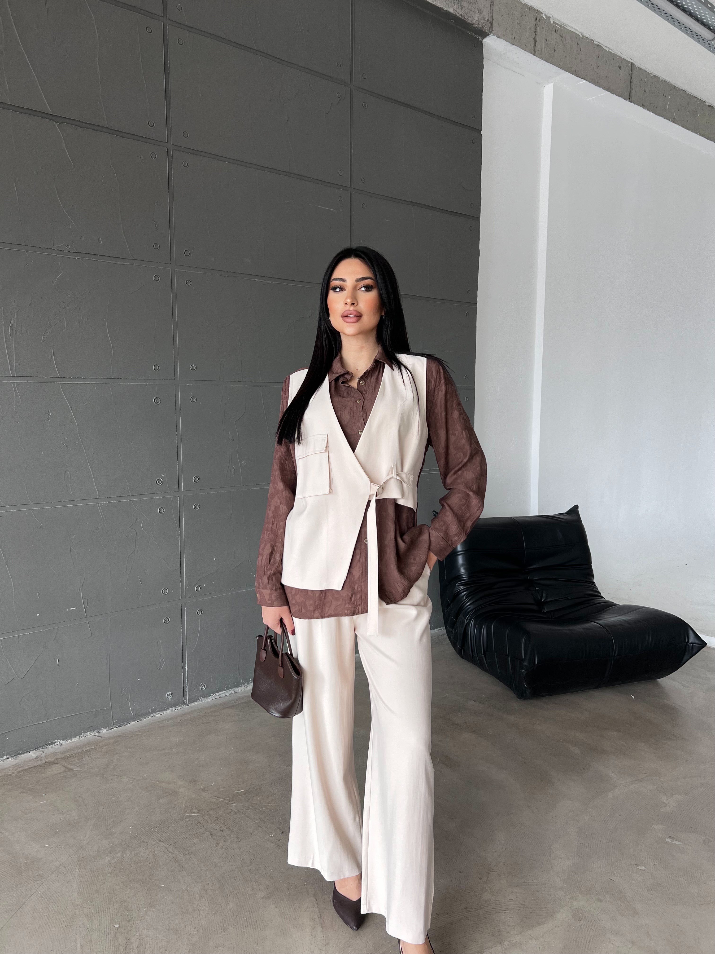 lora yelekli ikili takım taş