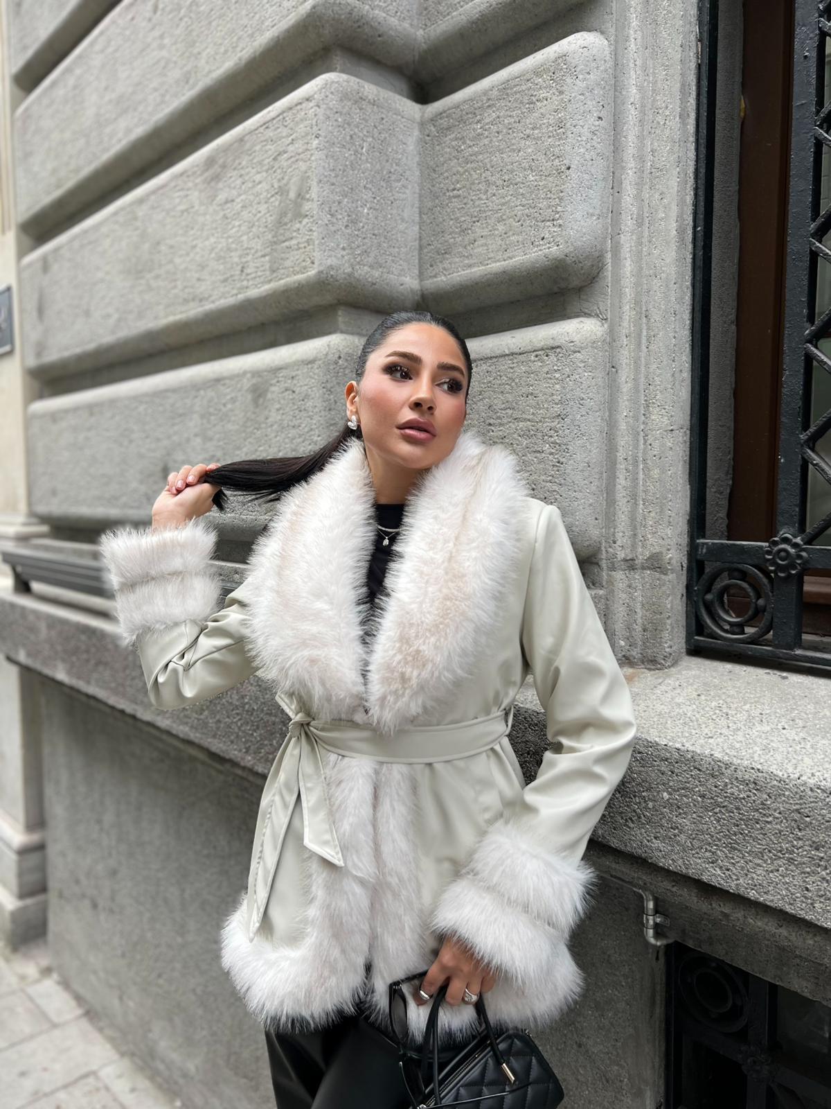 Prinli Deri Mont Ekru