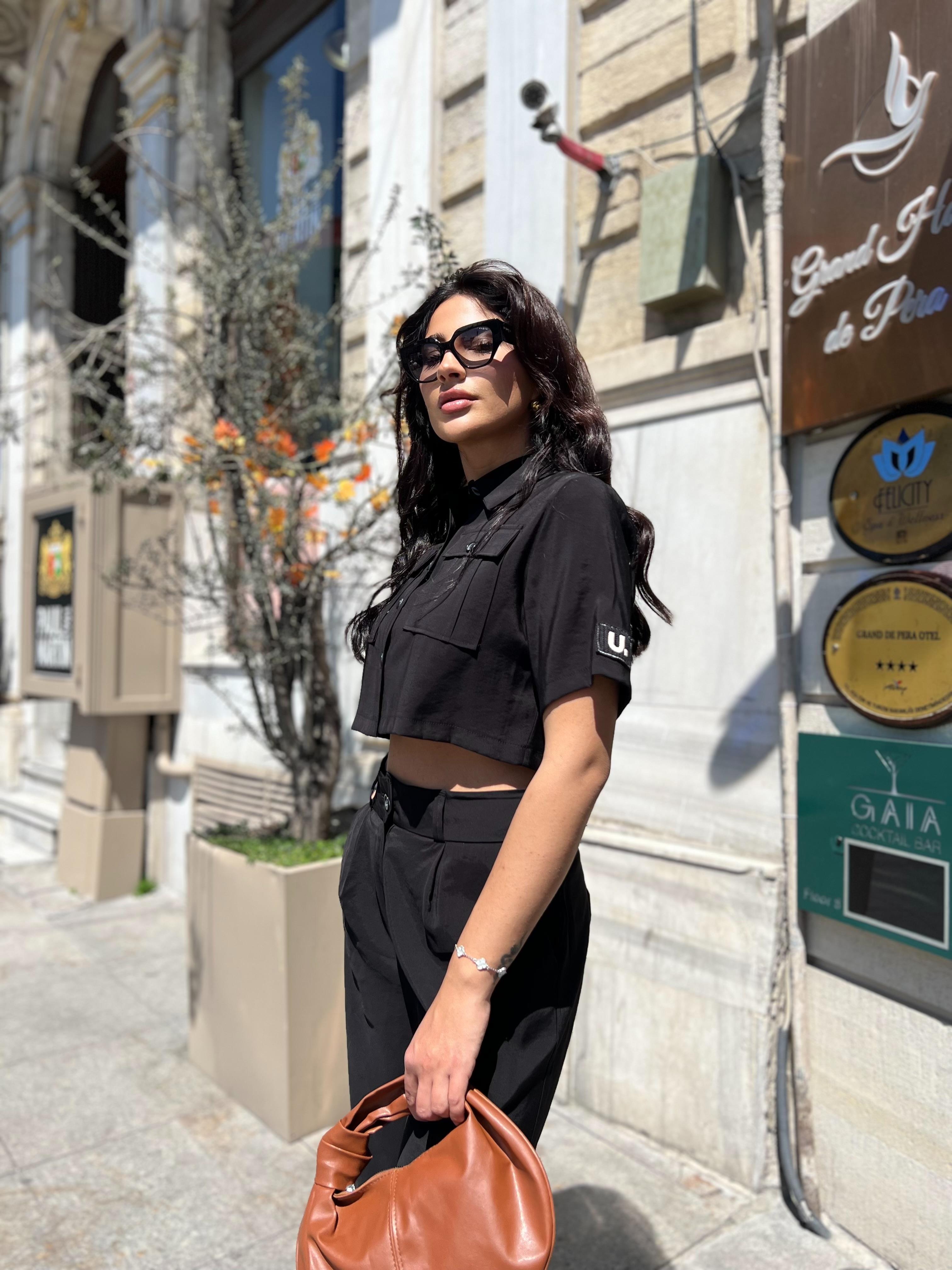 Tensel İkili Takım Siyah