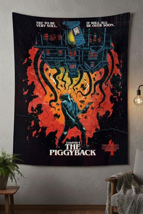 70 X 100 Cm Stranger Things Eddie Munson Duvar Halısı