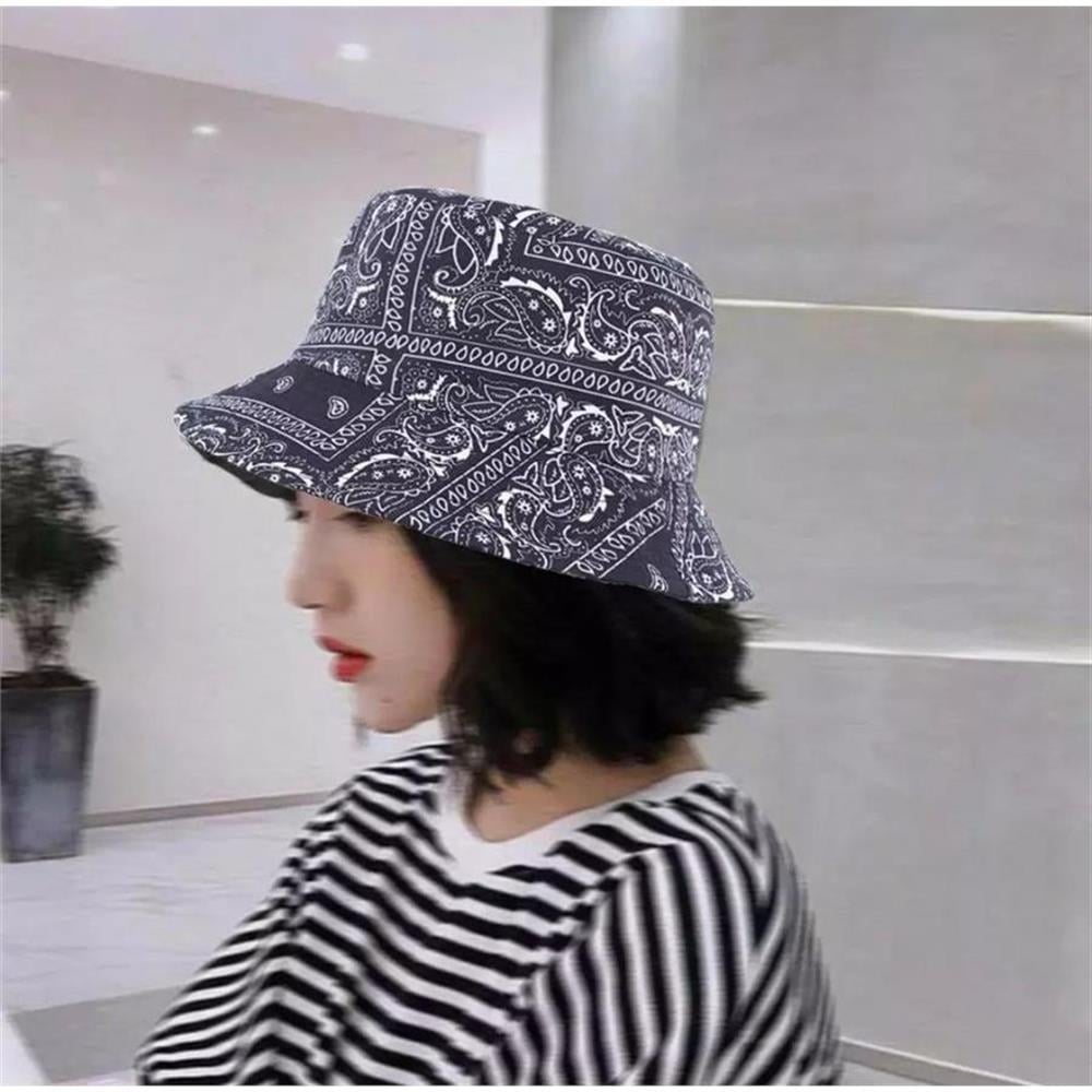 Damla Desenli Bucket Şapka