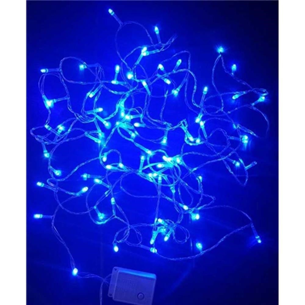 Dekoratif Led 10 Mt Animasyonlu Dekoratif Süs İp Mavi Led Işık