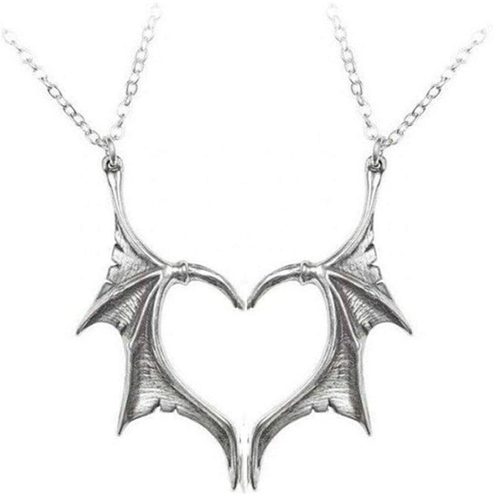 Gothic Wings Çift Kolye