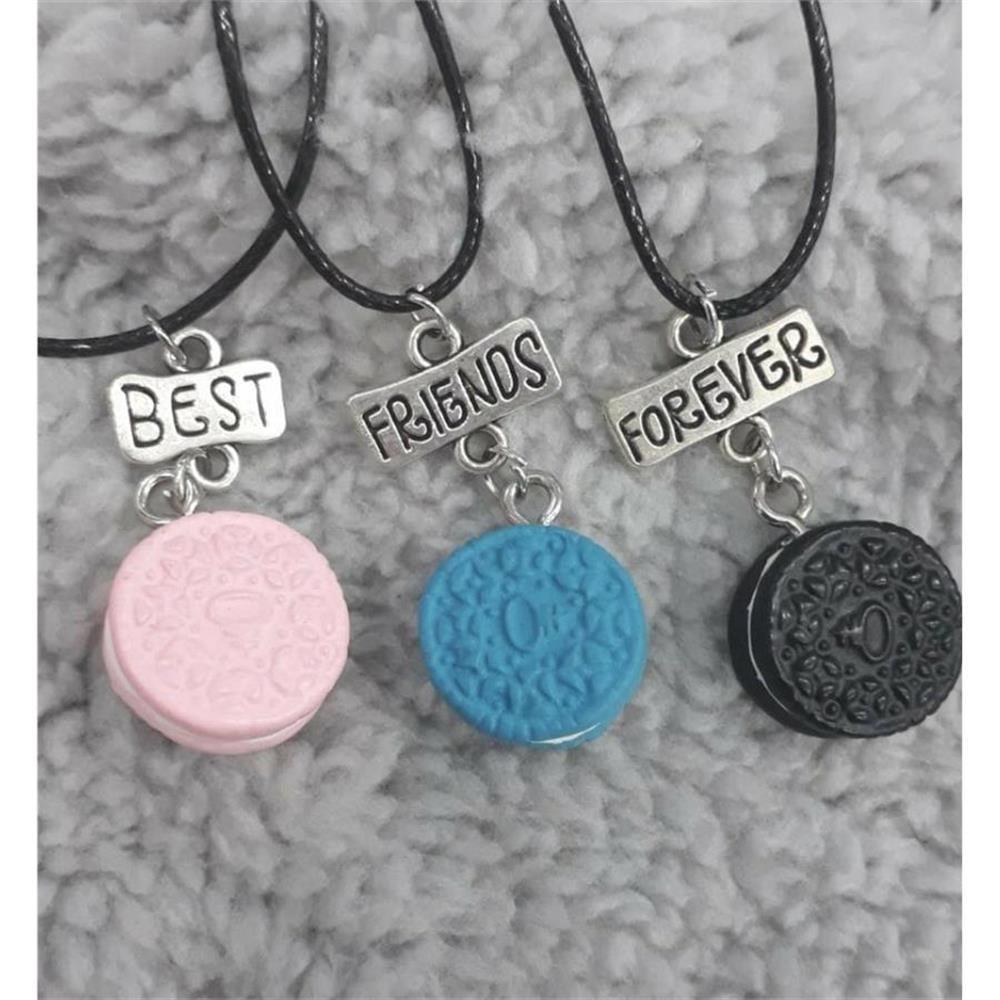 Oreo Bff Üçlü Kolye