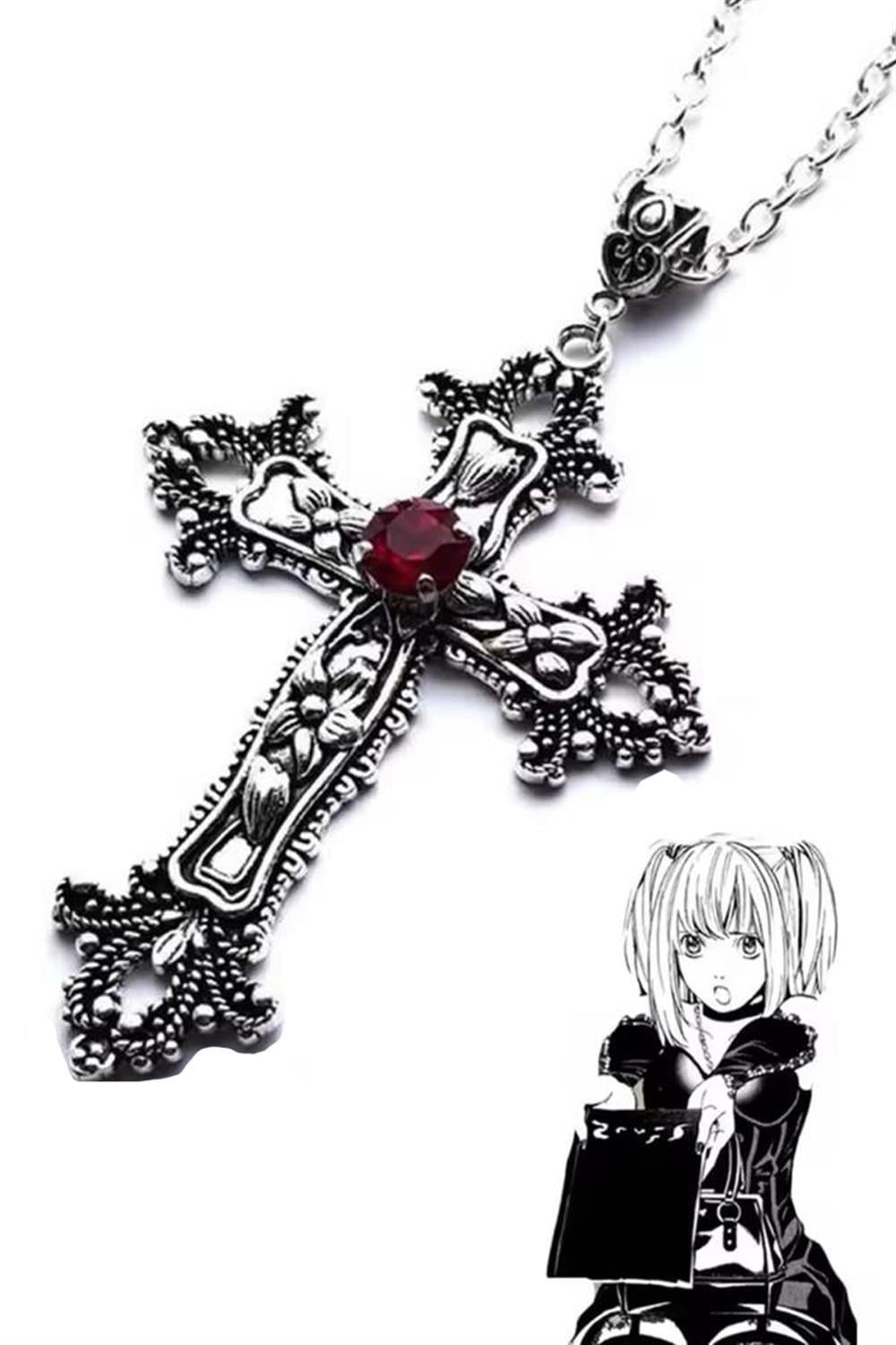 Silver Anime Misa Kolye