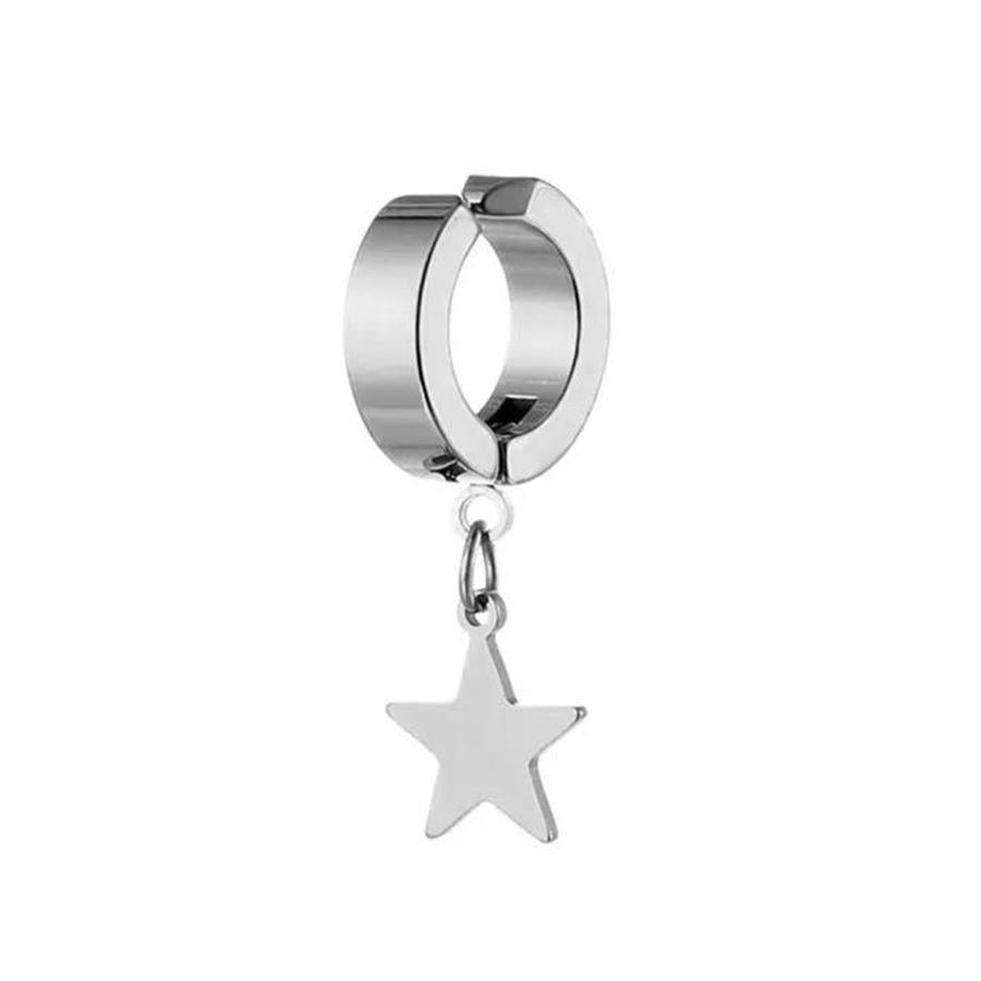 Silver Sallantılı Yıldız Tekli Küpe