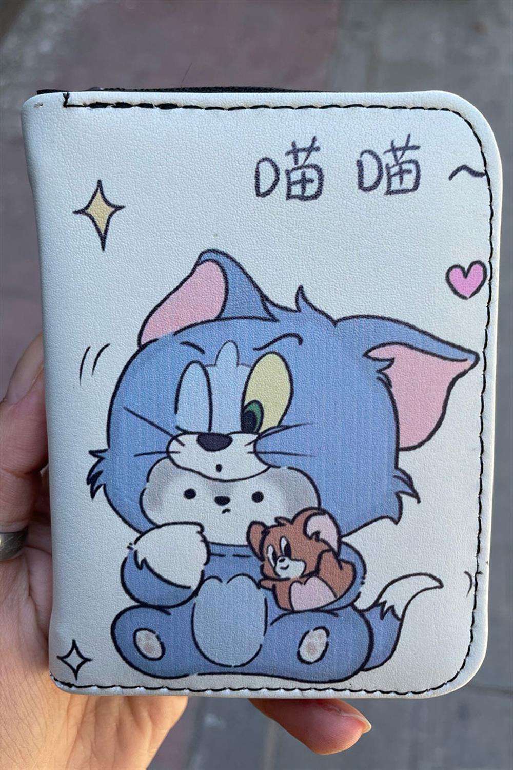 Tom And Jerry Cosplay Bear Kısa Cüzdan