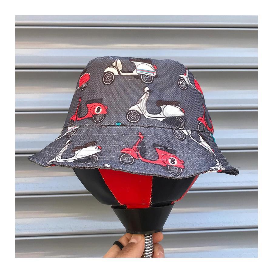 Vespa Kolaj Bucket Şapka