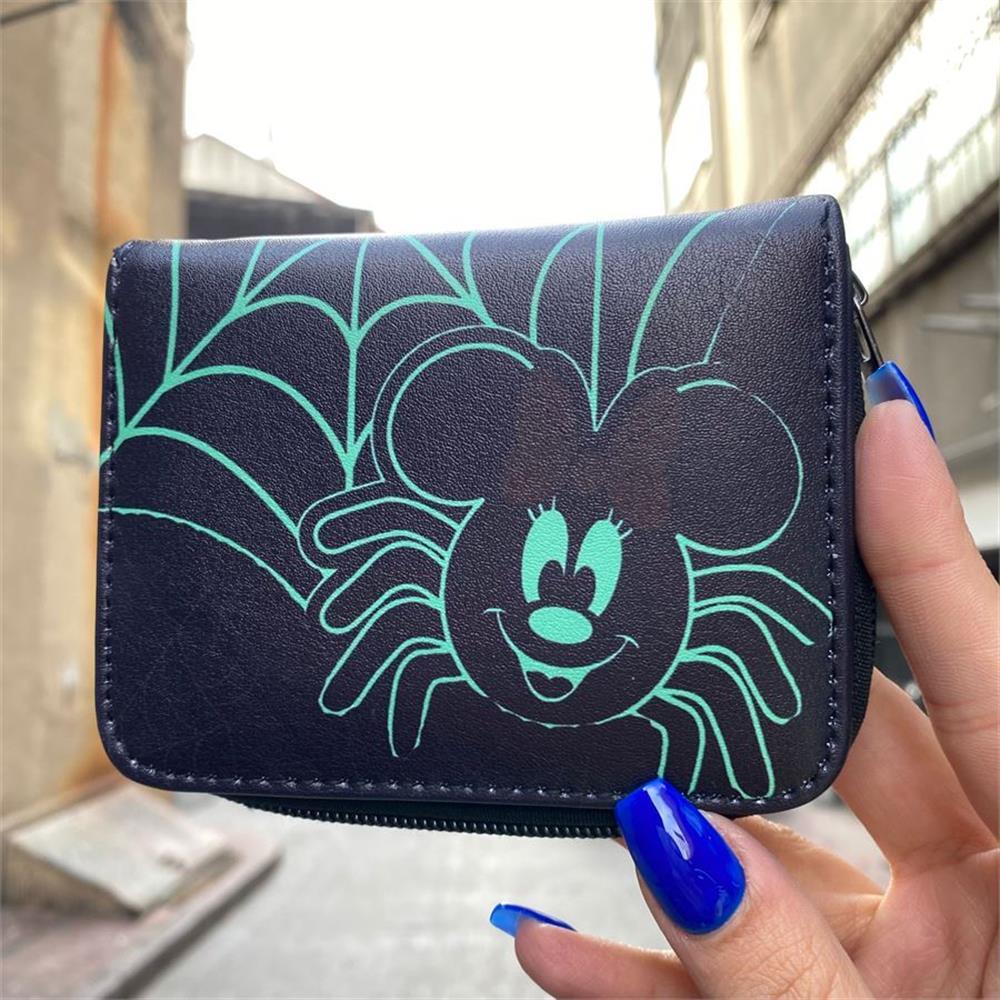 Yeşil Spider Smile  Kısa Cüzdan
