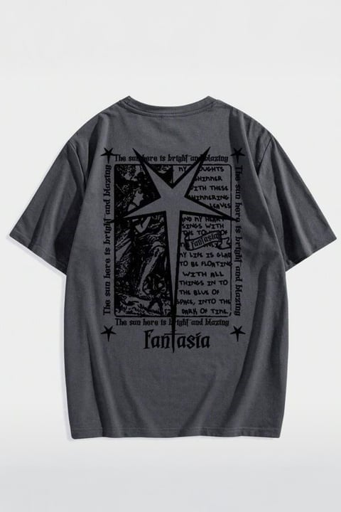 Antrasit Fantasia Grunge Y2K Unisex T-Shirt