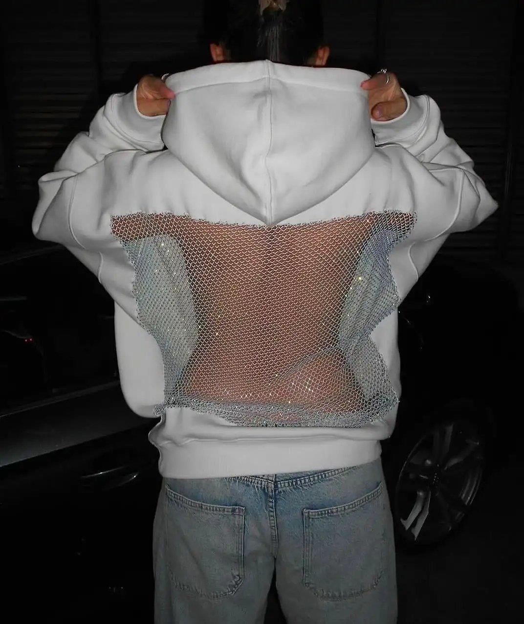 Beyaz Crystal Vision Sweatshirt