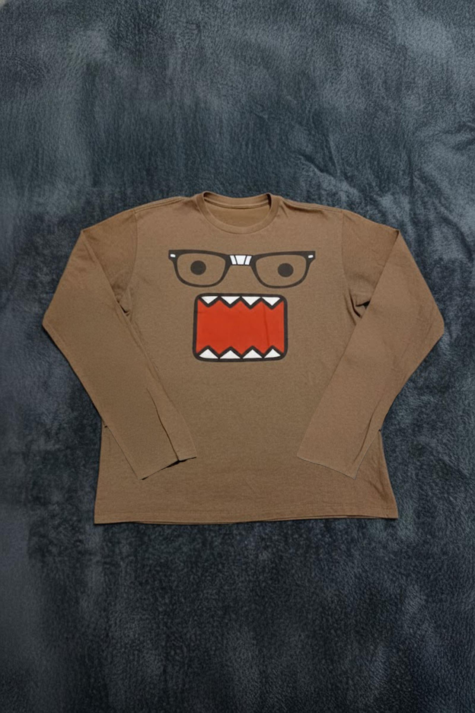 Kahverengi Panic Caricature Unisex Sweatshirt