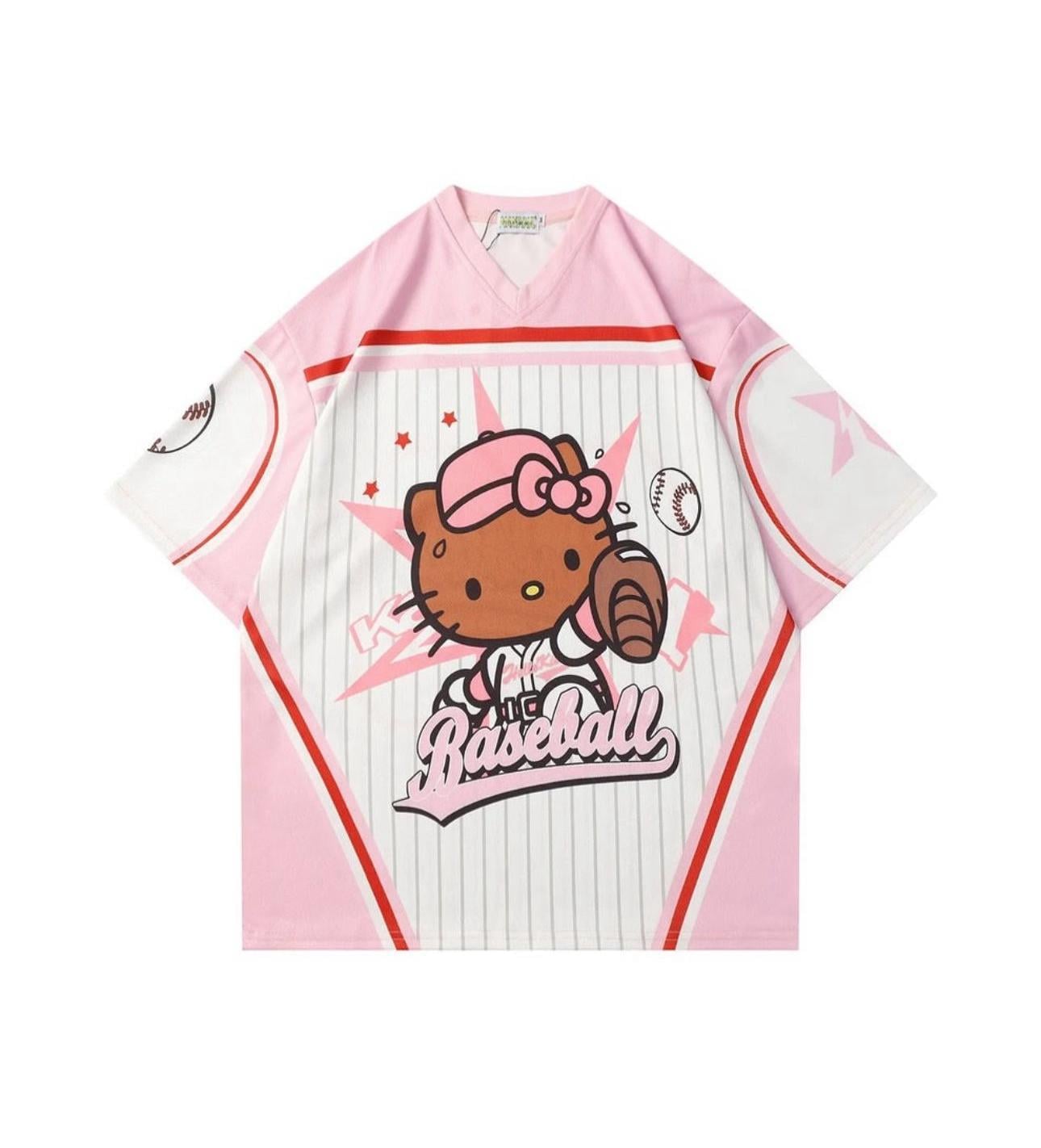 Pembe Hello Kitty Sanrio Dodgers Kolaj Forma 