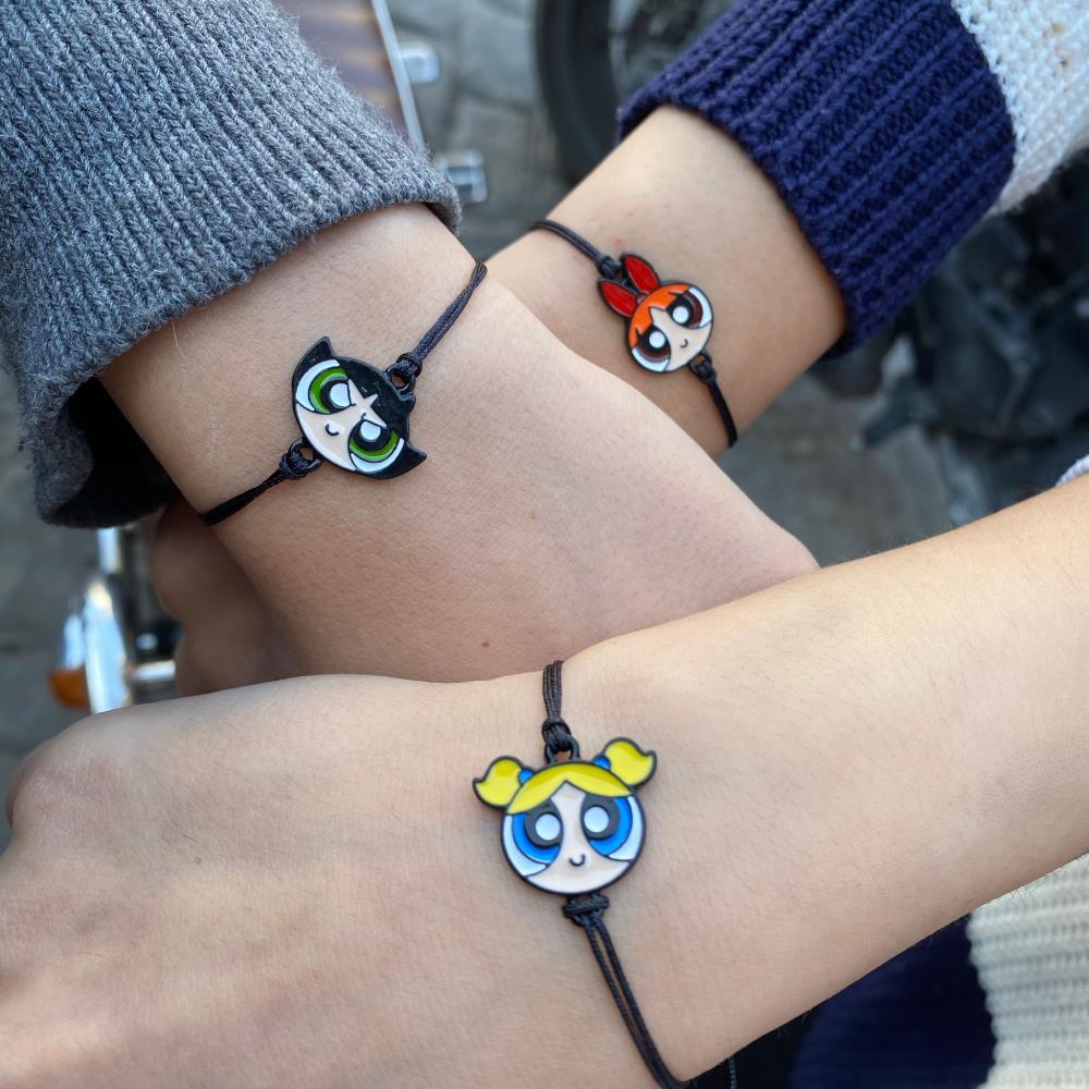 Power Puff Girls All Team Friends Bileklik