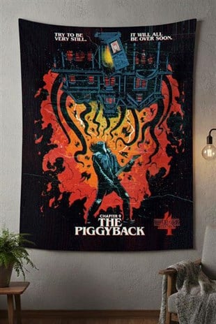 70 X 100 Cm Stranger Things Eddie Munson Duvar Halısı