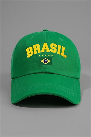 Yeşil Brasil Y2K Baseball Şapka
