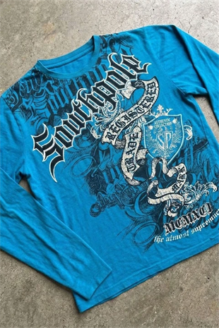 Mavi Southpole Gotik Y2K Unisex Sweathsirt